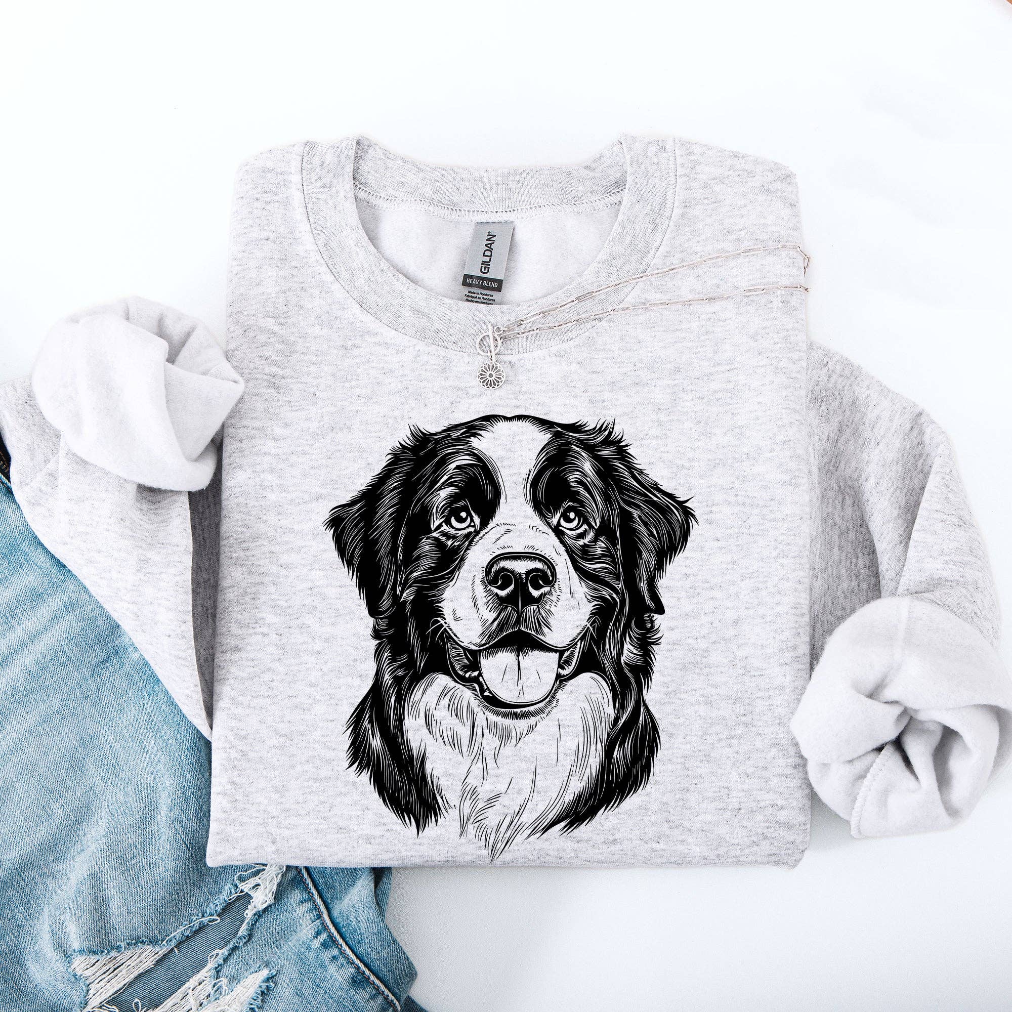 Bernese Mountain, Pet, Dog Breed Sweatshirt T-Shirts, Hoodie | PodTeesHub.com