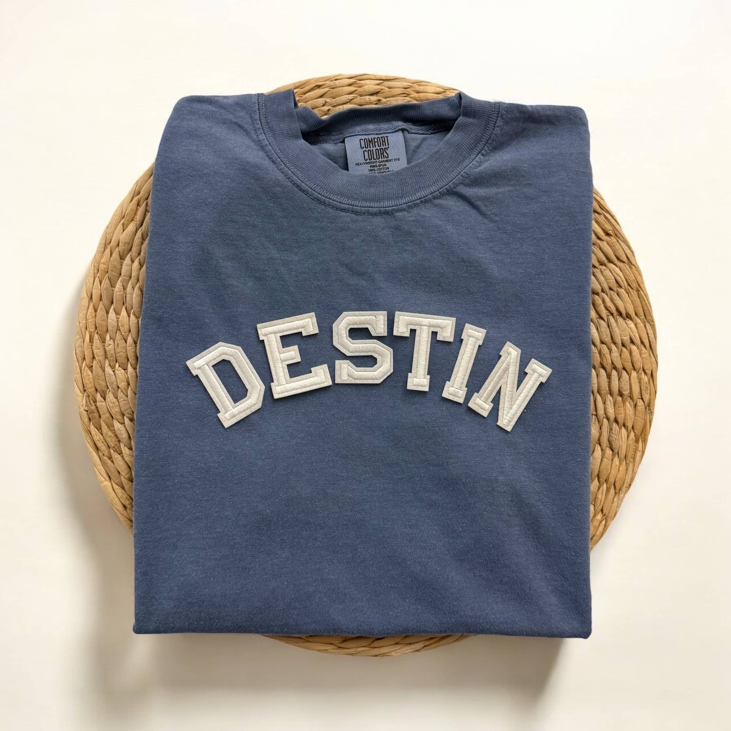 Comfort Colors Destin Florida Short Sleeve Shirt, Beach Shir Hoodie, Sweatshirt | PodTeesHub.com