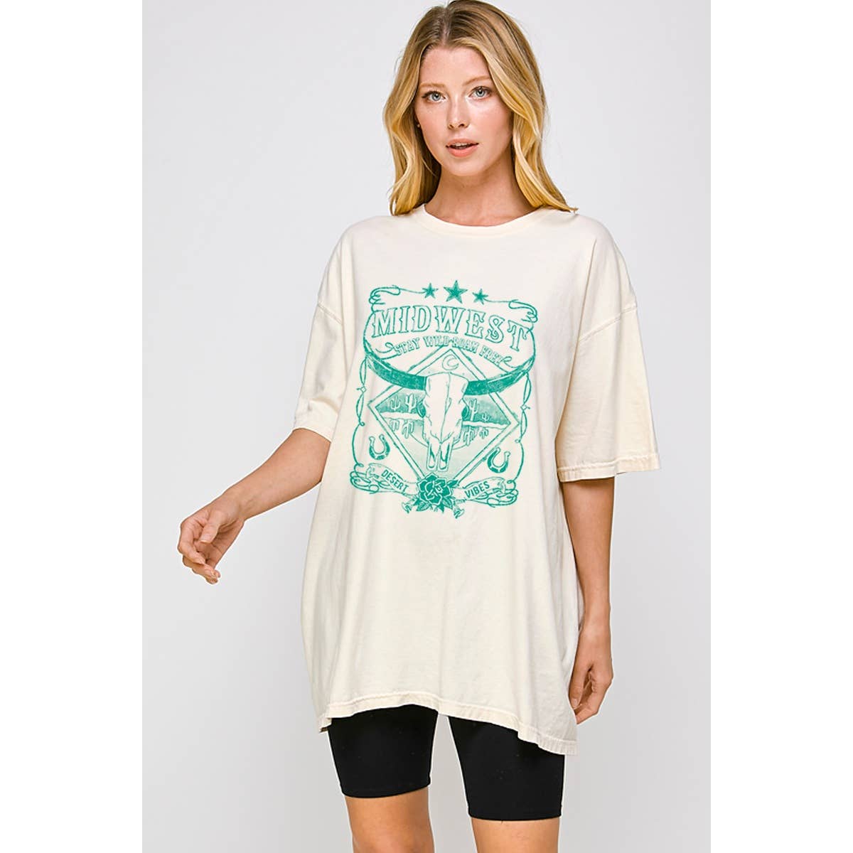 Midwest  Vintage Oversized Tee Hoodie, Sweatshirt | PodTeesHub.com
