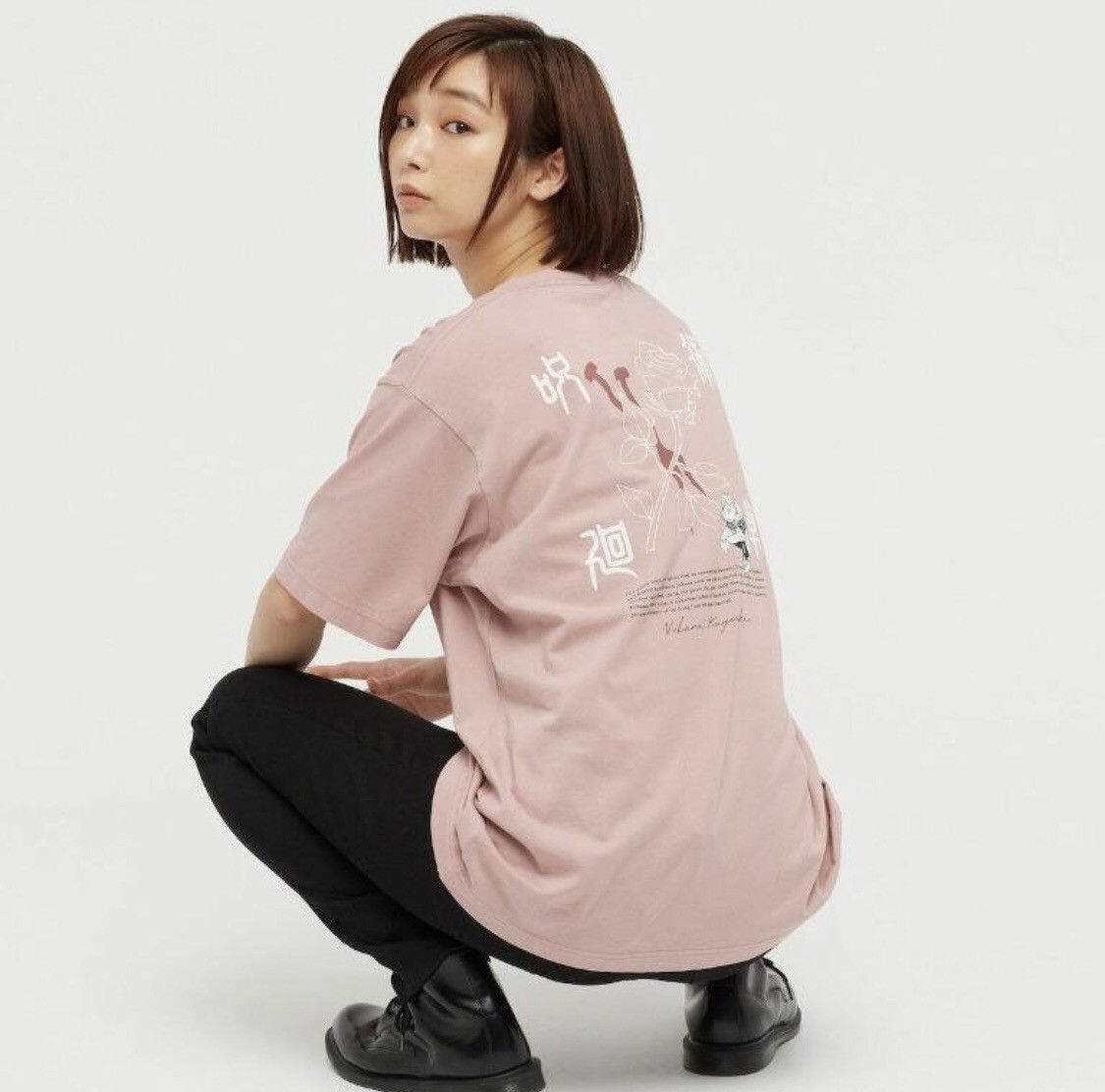 Japanese Brand X Uniqlo Jujutsu Kaisen X Uniqlo Nobara Kugisaki Anime Tshirt Hoodie, Sweatshirt | PodTeesHub.com