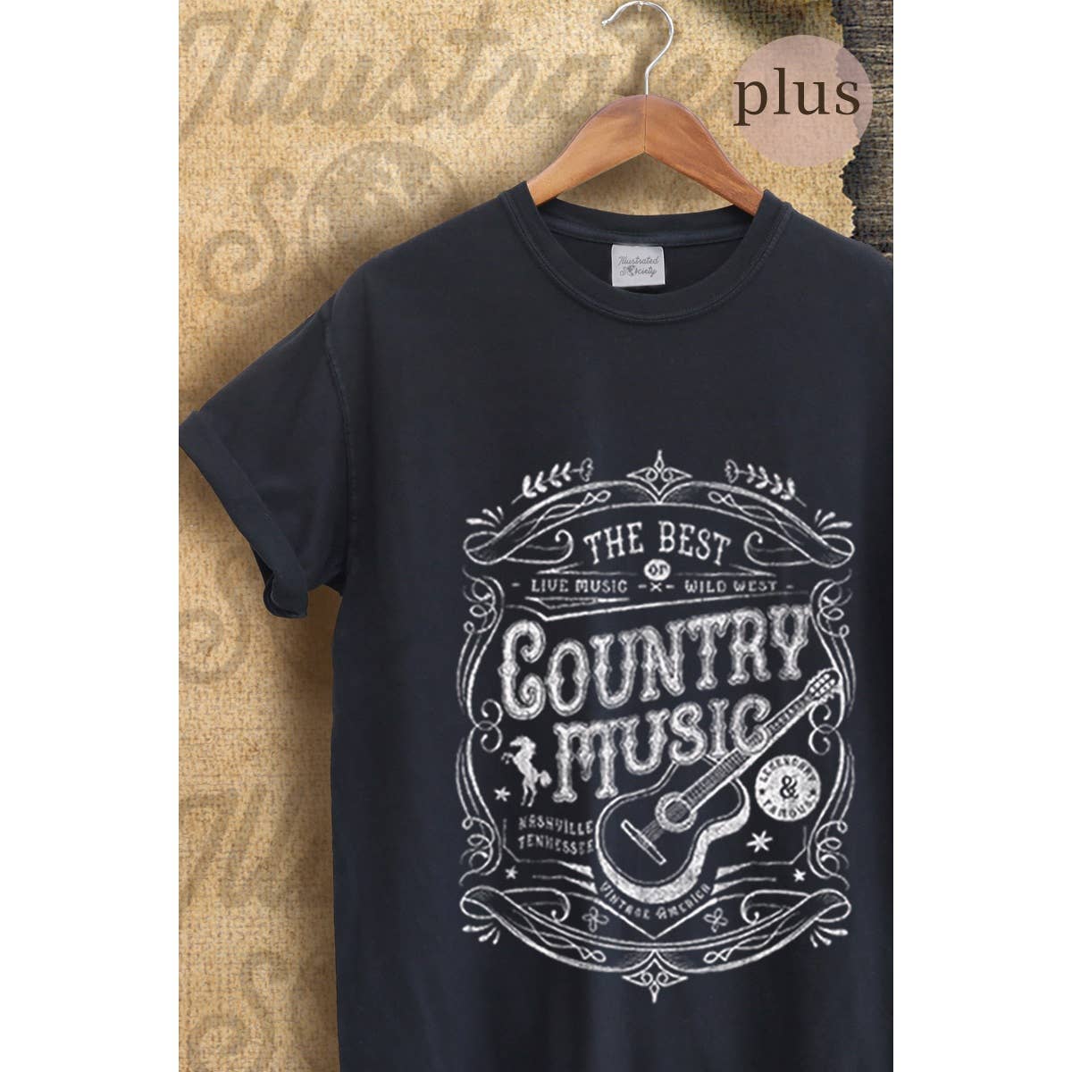Country Music  Vintage Graphic  Tee Plus Hoodie, Sweatshirt | PodTeesHub.com