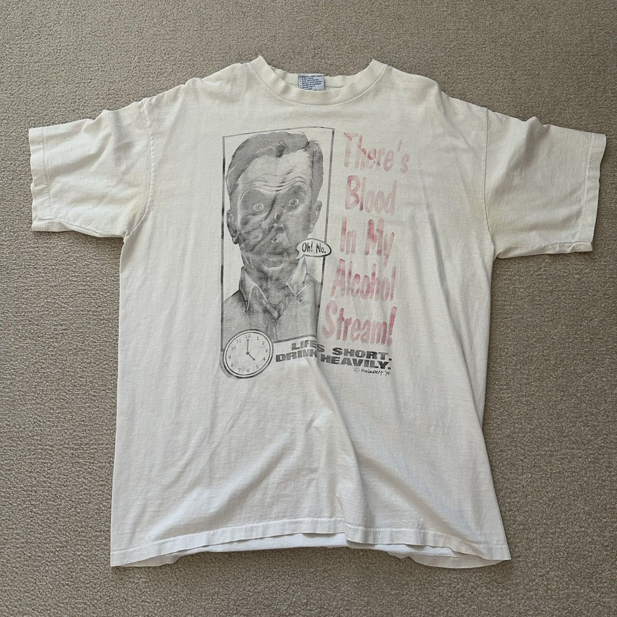 Vintage Blood In My Alcohol Stream Tee Hoodie, Sweatshirt | PodTeesHub.com