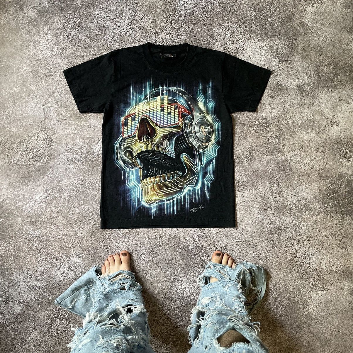 Band Tees Vintage Y2k Skeleton Piercing Face Logo B Skulls Horror Tee Hoodie, Sweatshirt | PodTeesHub.com