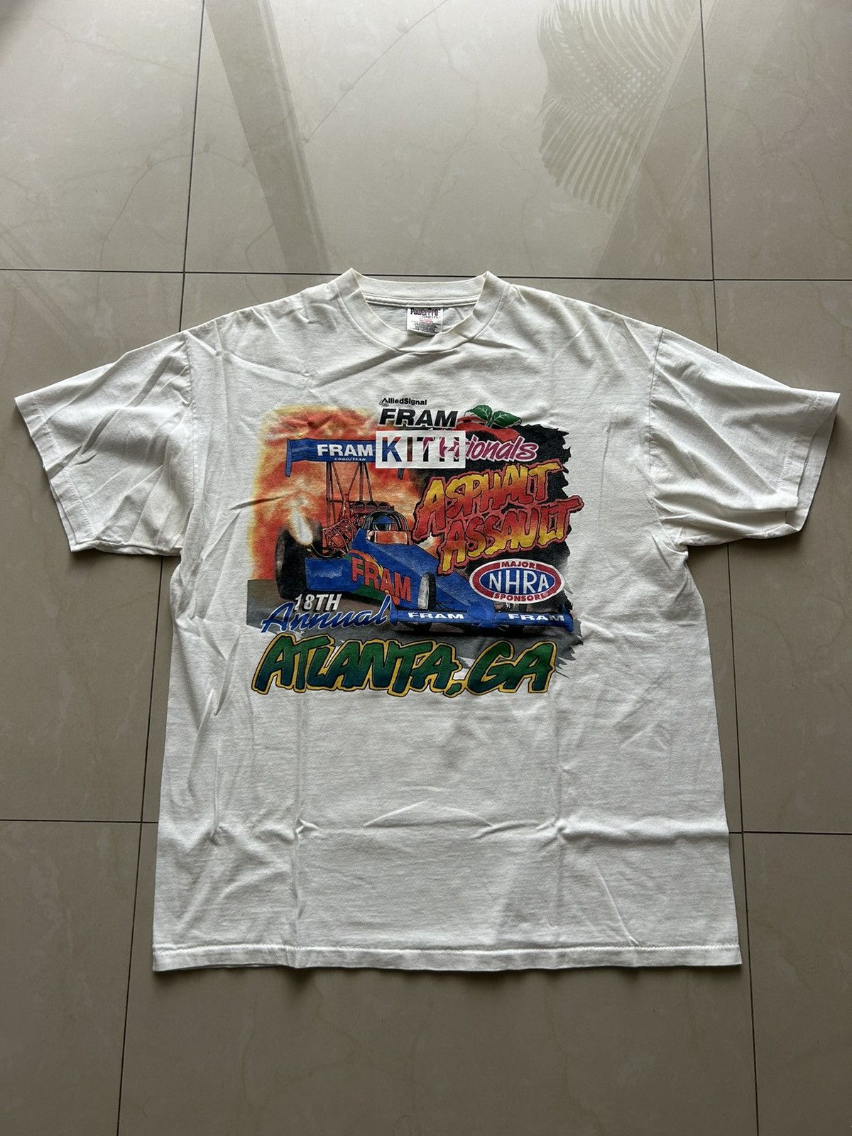 Nascar X Vintage Kith Vintage Drag Racing Tee Hoodie, Sweatshirt | PodTeesHub.com