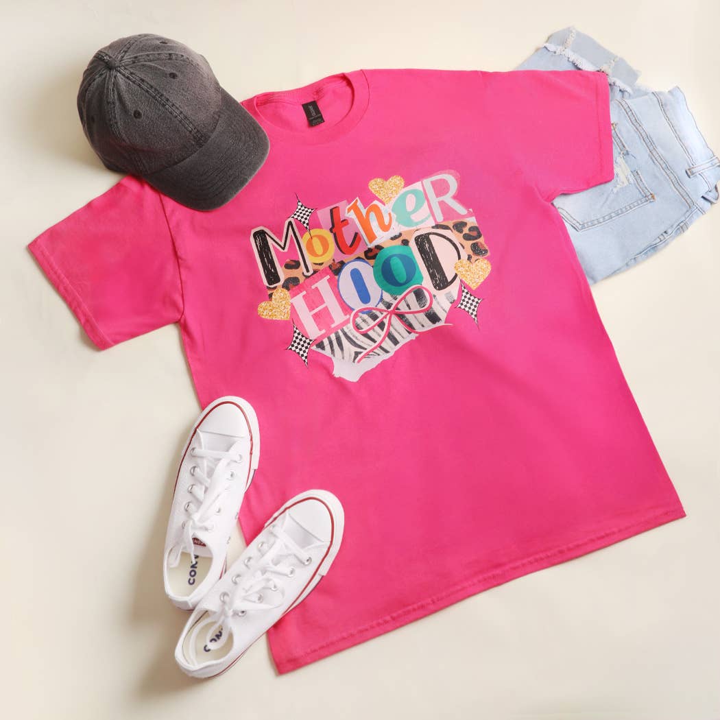 Motherhood Heavy Cotton Graphic T-Shirt Hoodie, Sweatshirt | PodTeesHub.com