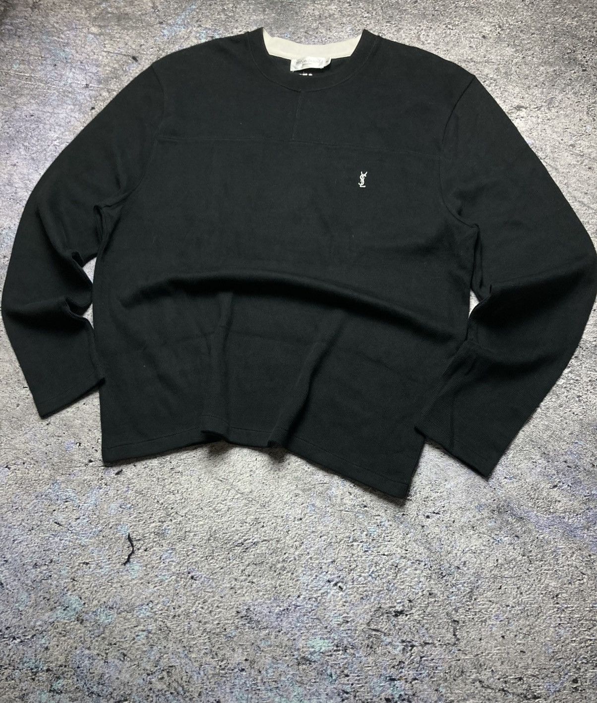 Yves Saint Laurent Sweatshirt Yves Saint Laurent Big Logo Streetwear Vintage T-Shirts, Hoodie | PodTeesHub.com