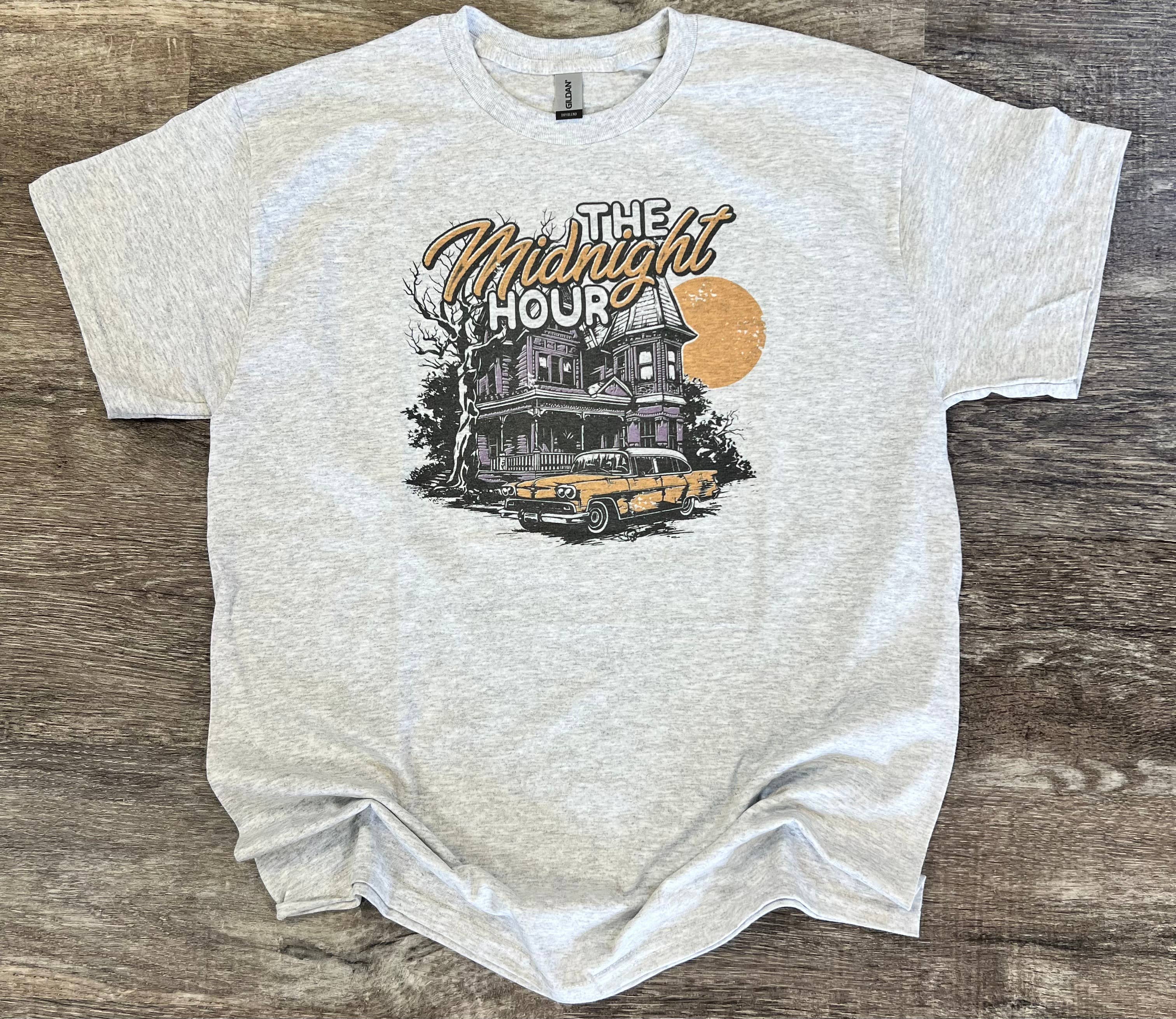 The Midnight Hour On Ash Gray Tee Hoodie, Sweatshirt | PodTeesHub.com