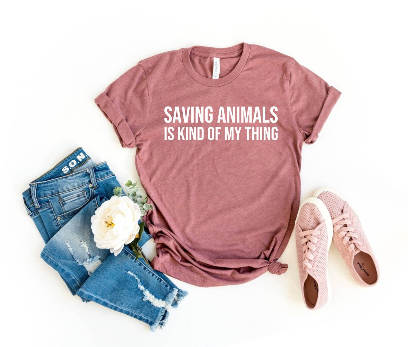 Saving Animals Is Kind of My Thing T-Shirt Hoodie, Sweatshirt | PodTeesHub.com