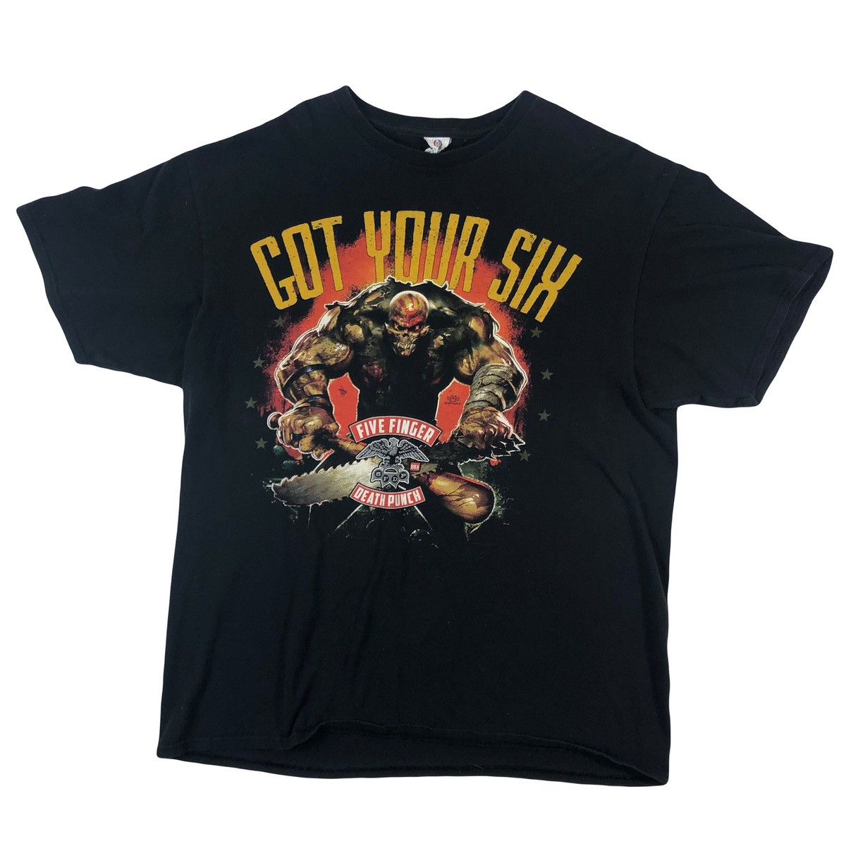 Vintage Five Finger Death Punch Got Your Six Heavy Metal T Shirt Hoodie, Sweatshirt | PodTeesHub.com