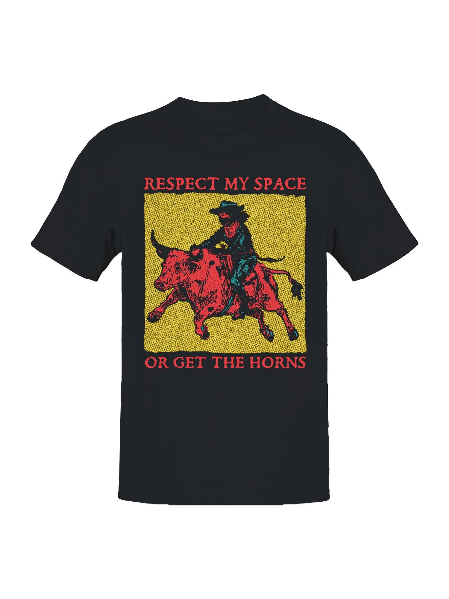 Respect My Space Cowboy Graphic Men's T-Shirt Hoodie, Sweatshirt | PodTeesHub.com