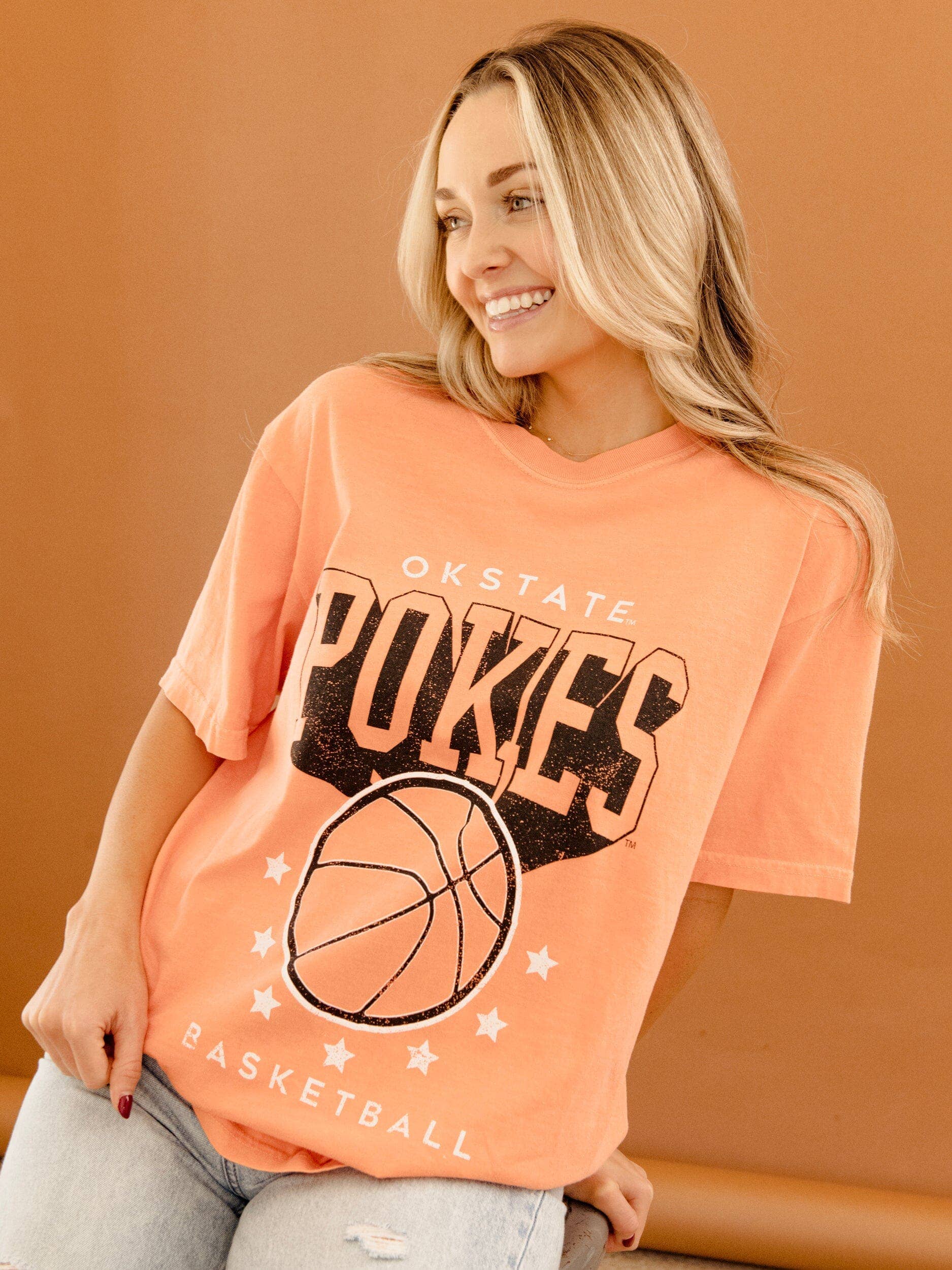 Osu Cowboys Basketball Pro Orange Comfort Colors Tee Hoodie, Sweatshirt | PodTeesHub.com