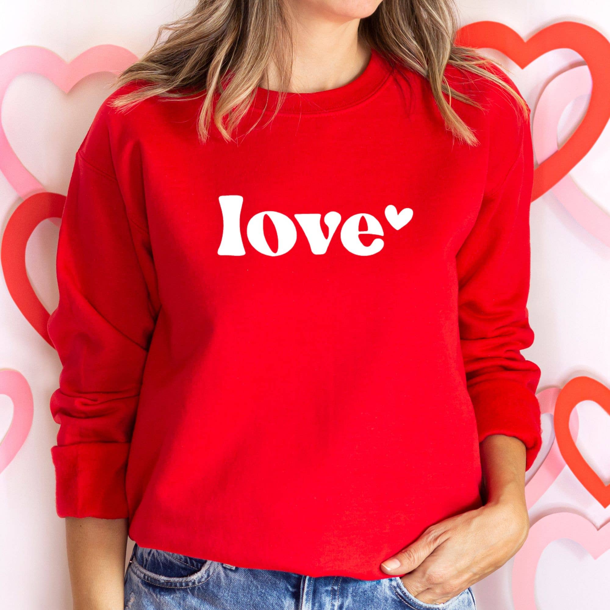 Valentine's Day Sweatshirt - Valentine's Day Tee - Love Tee Hoodie | PodTeesHub.com
