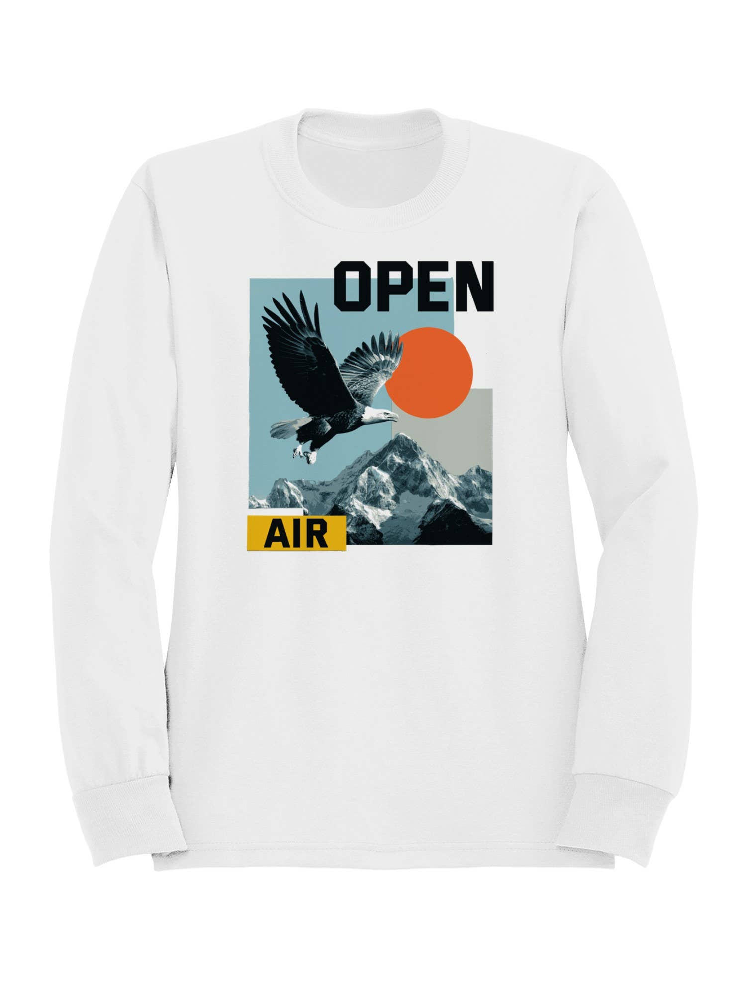 Open Air Eagle Adventure Art Women's Sweatshirt T-Shirts, Hoodie | PodTeesHub.com