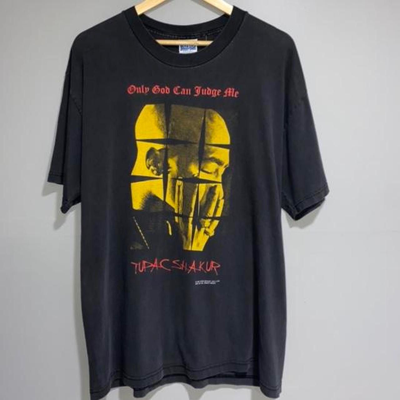 Vintage 2 Pac Tupac Euro Boot Only God Can Judge Me 1997 Rap Tee Hoodie, Sweatshirt | PodTeesHub.com
