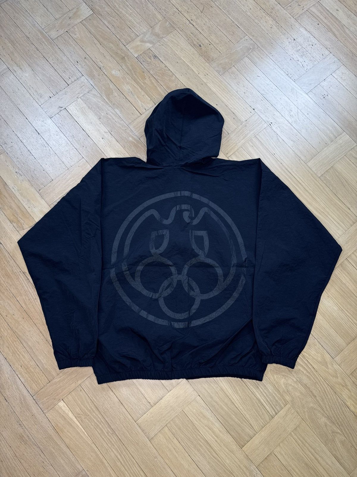West Yzy Kanye West Gosha Rubchinskiy Logo Windbreaker T-Shirts, Hoodie, Sweatshirt | PodTeesHub.com