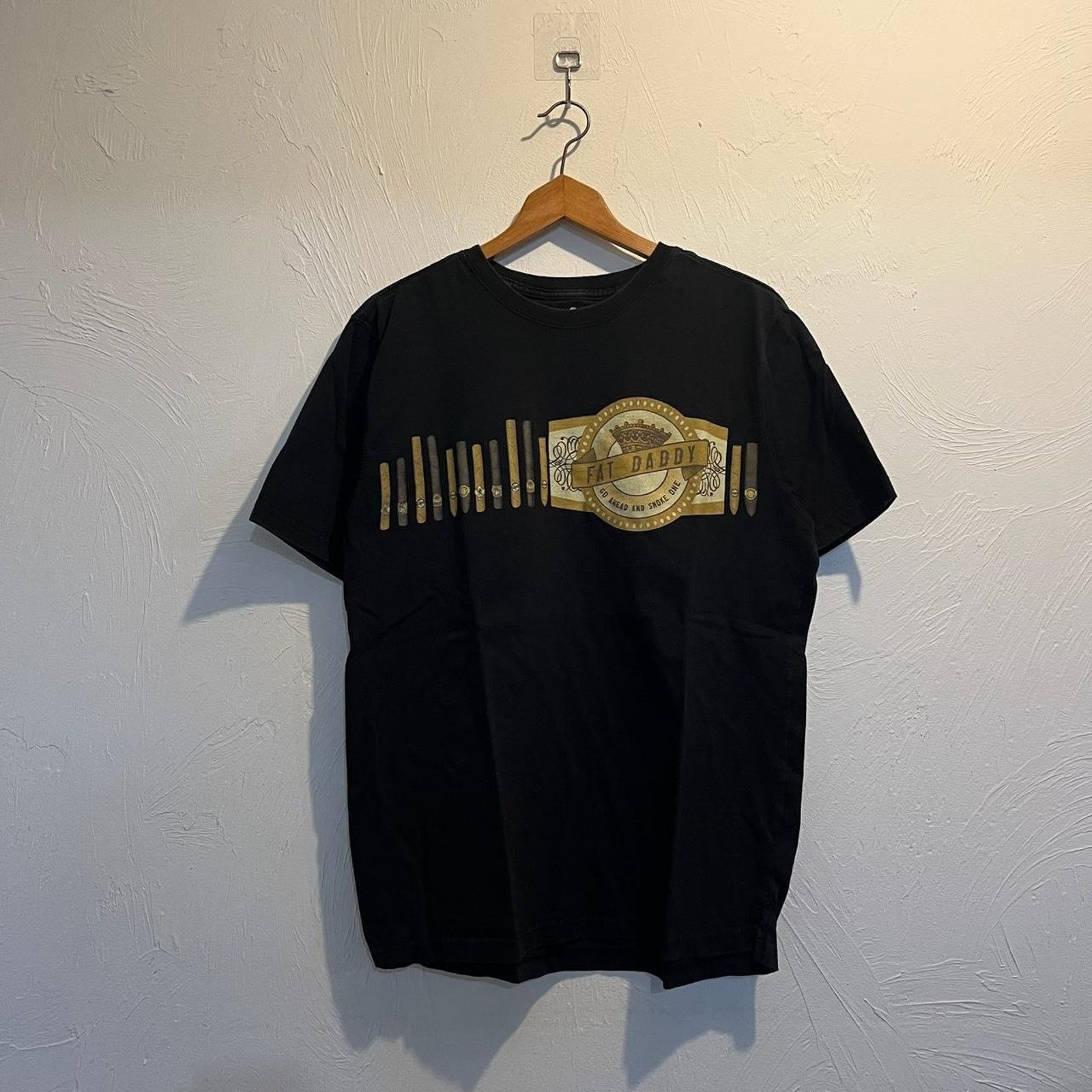 Vintage 2000s Boxy Faded Black Graphic Tee Hoodie, Sweatshirt | PodTeesHub.com