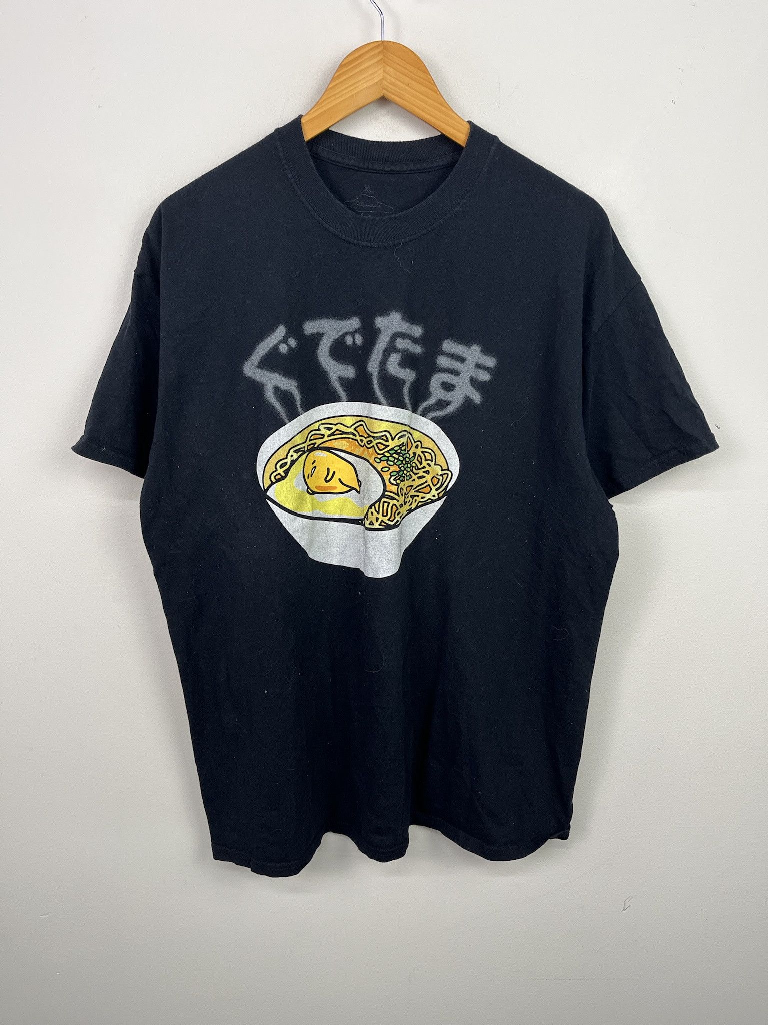 Anime Vintage Gudetama Ramen Tee Shirt Size Xl Hoodie, Sweatshirt | PodTeesHub.com