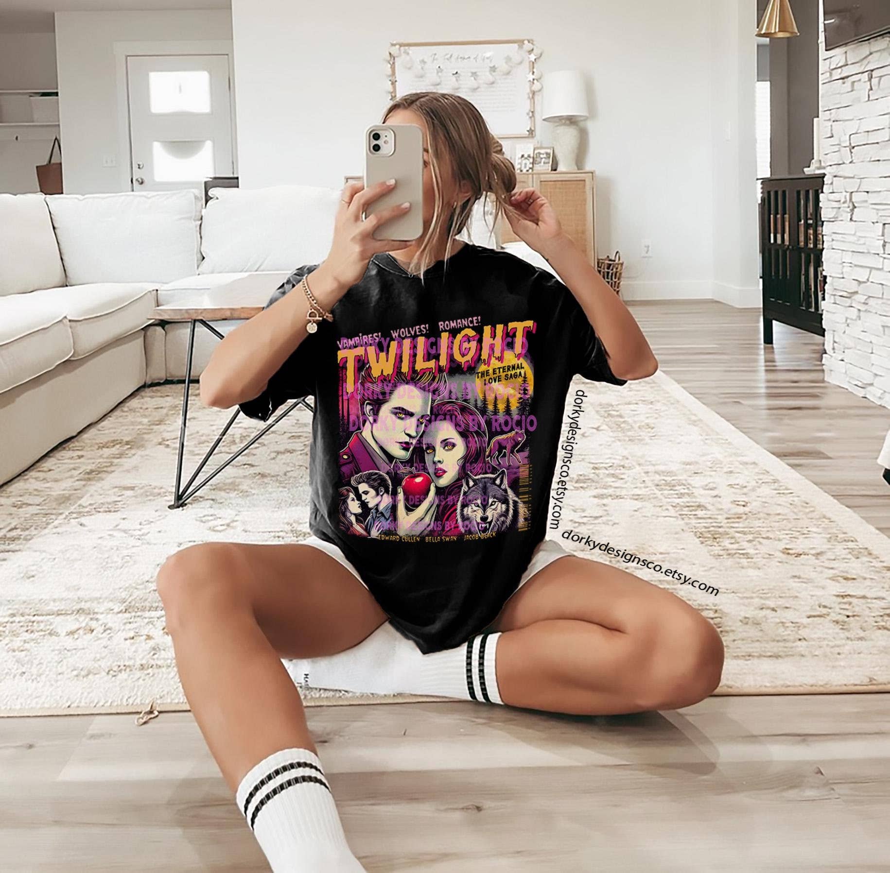 Twilight Shirt Vintage Oversized T-Shirt For Fans & Lovers Hoodie, Sweatshirt | PodTeesHub.com