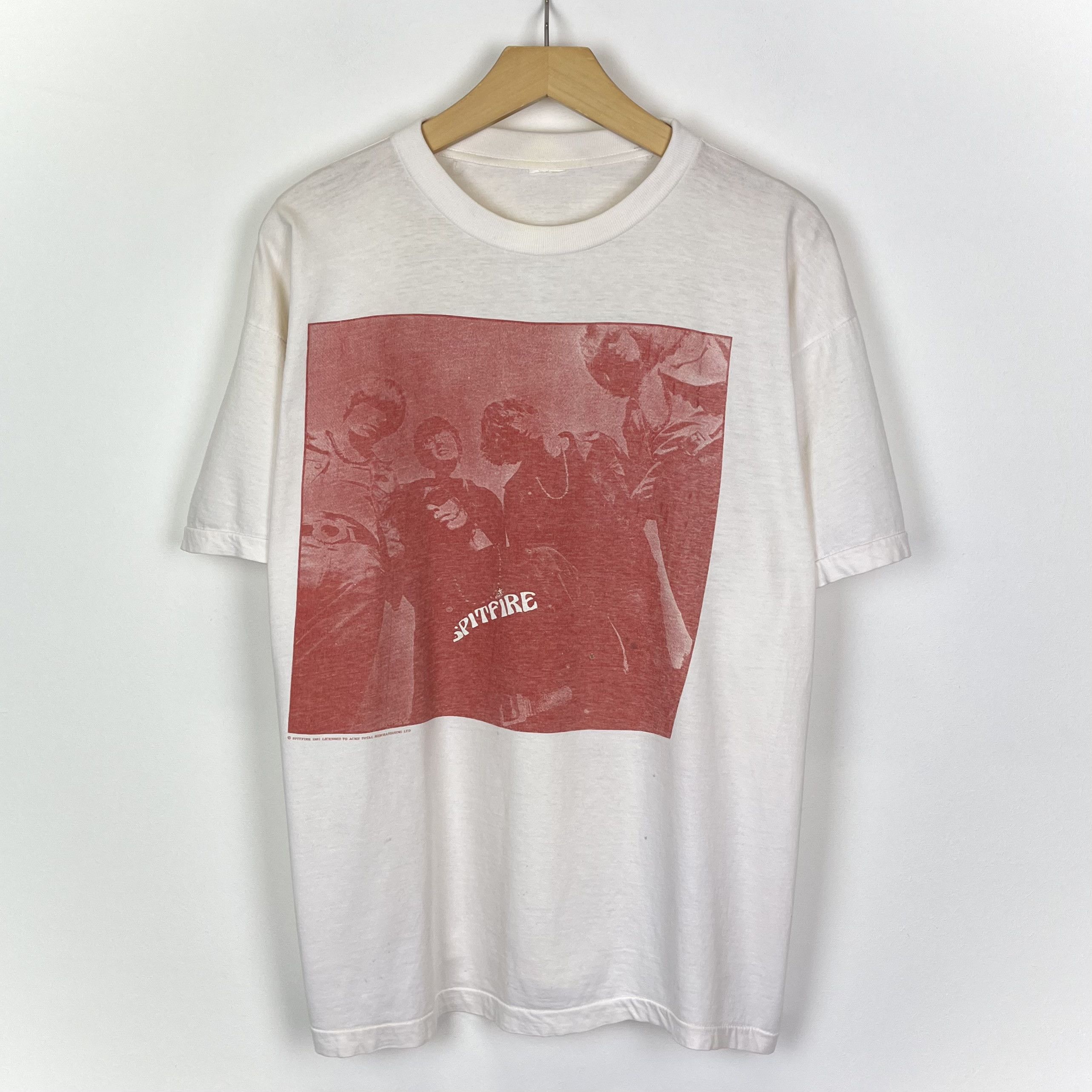 Band Tees Vintage Spitfire Boys Uk Rock Band Tour T Shirt 1991 Hoodie, Sweatshirt | PodTeesHub.com