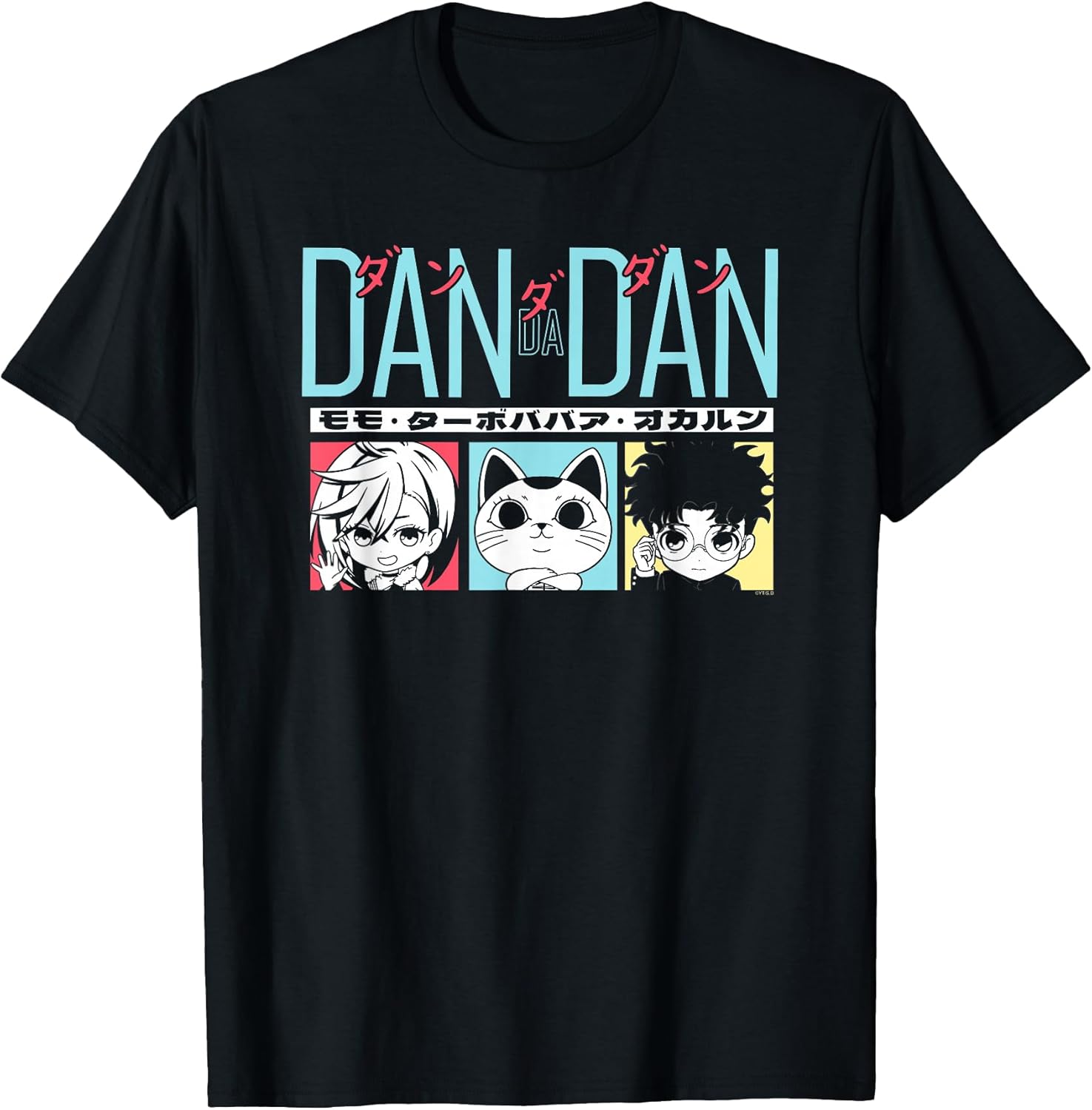 Chibi Character Frames Pastel Anime T-Shirt