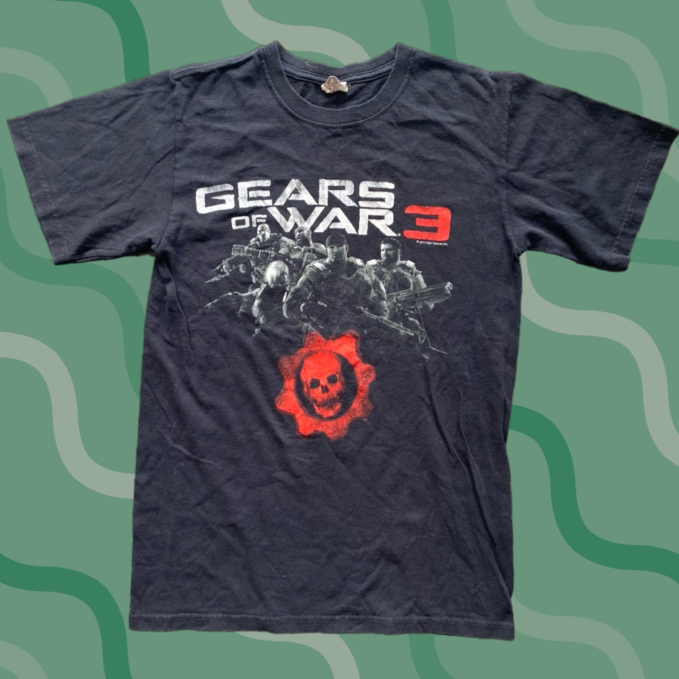 Anvil 2010 Gears Of War 3 Anvil Men S Black Short Sleeve T Shirt S Small Video Game Shirt Mens Hoodie, Sweatshirt