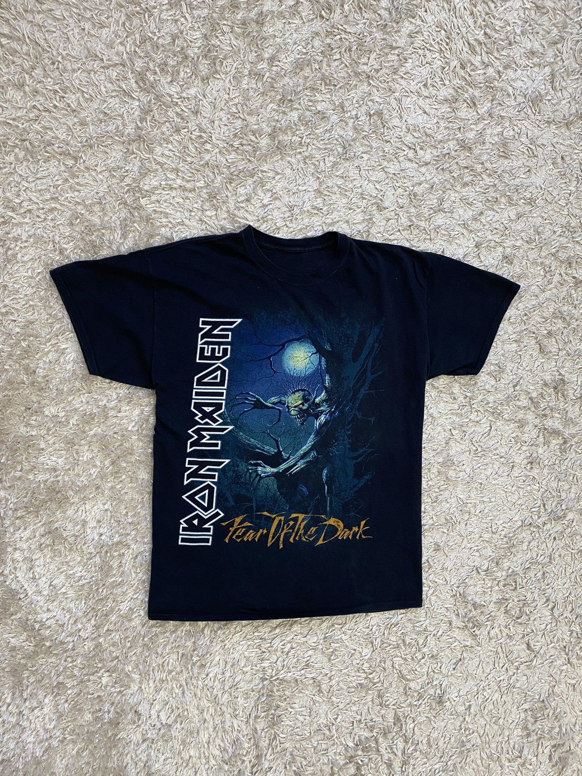 Vintage Iron Maiden T Shirt 2000s Fear Of The Dark Hoodie, Sweatshirt | PodTeesHub.com