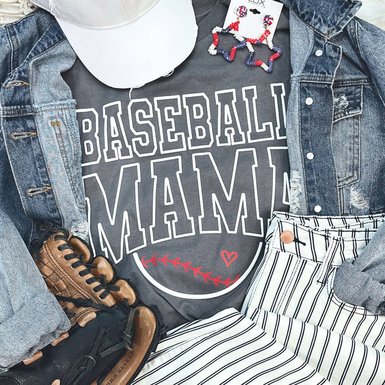 Baseball Mama Puff Everyday Tee Hoodie, Sweatshirt | PodTeesHub.com