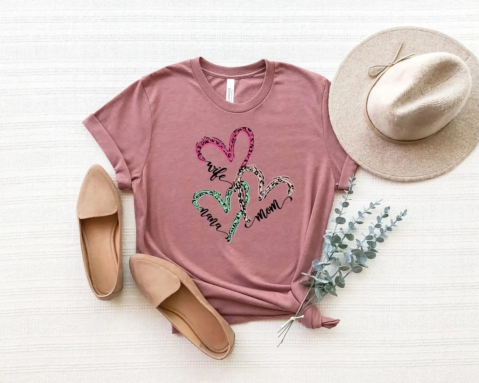 Nana Mom Wife T-Shirt Hoodie, Sweatshirt | PodTeesHub.com
