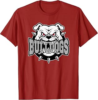 Bulldogs Mascot Back to School Team Spirit T-Shirt