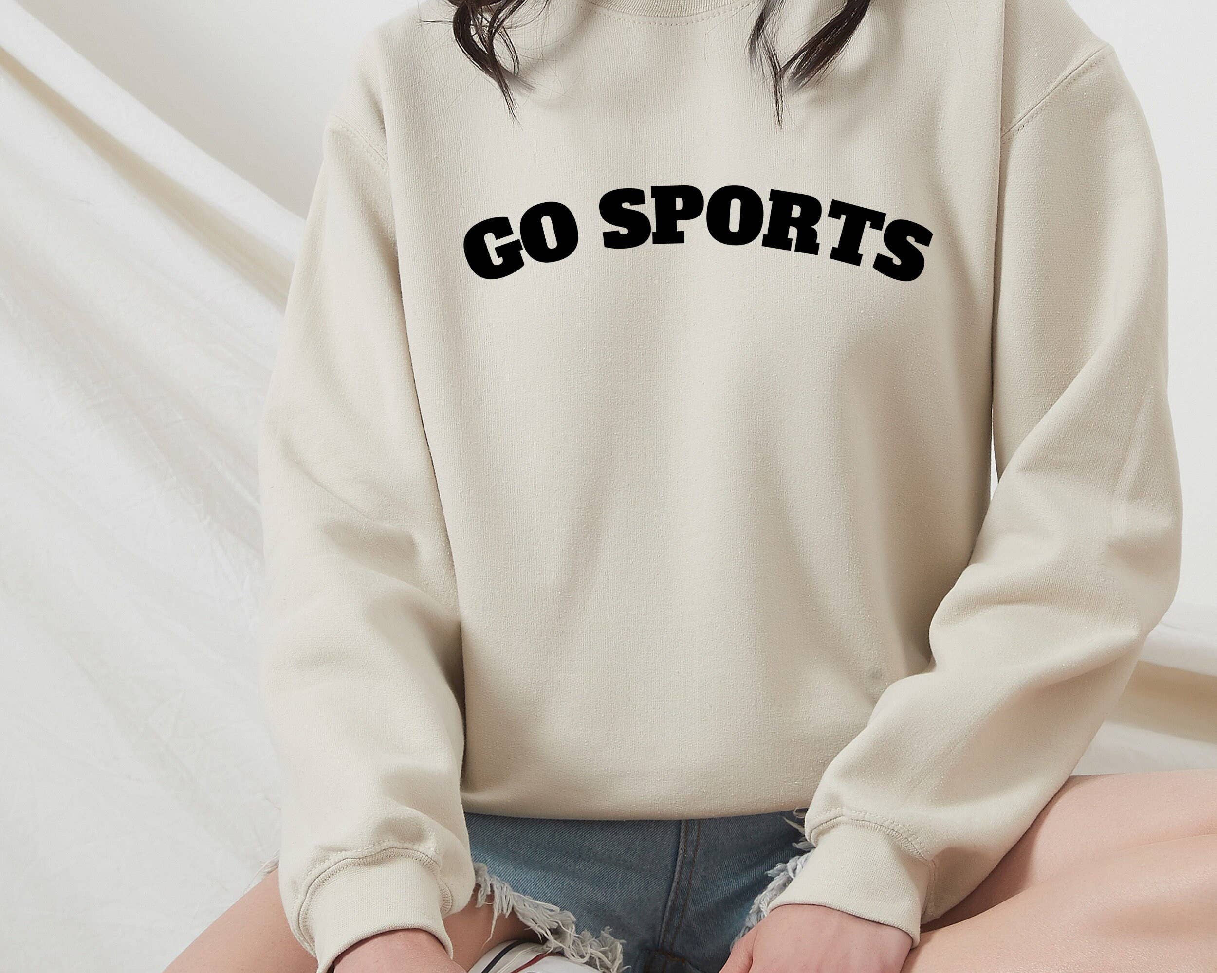 Sports Sweatshirt Go Team, Funny Football T-Shirts, Hoodie | PodTeesHub.com