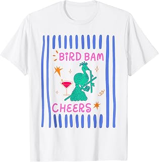 Cheers Bird Bam Mahjong Lover Mah Jong Player T-Shirt