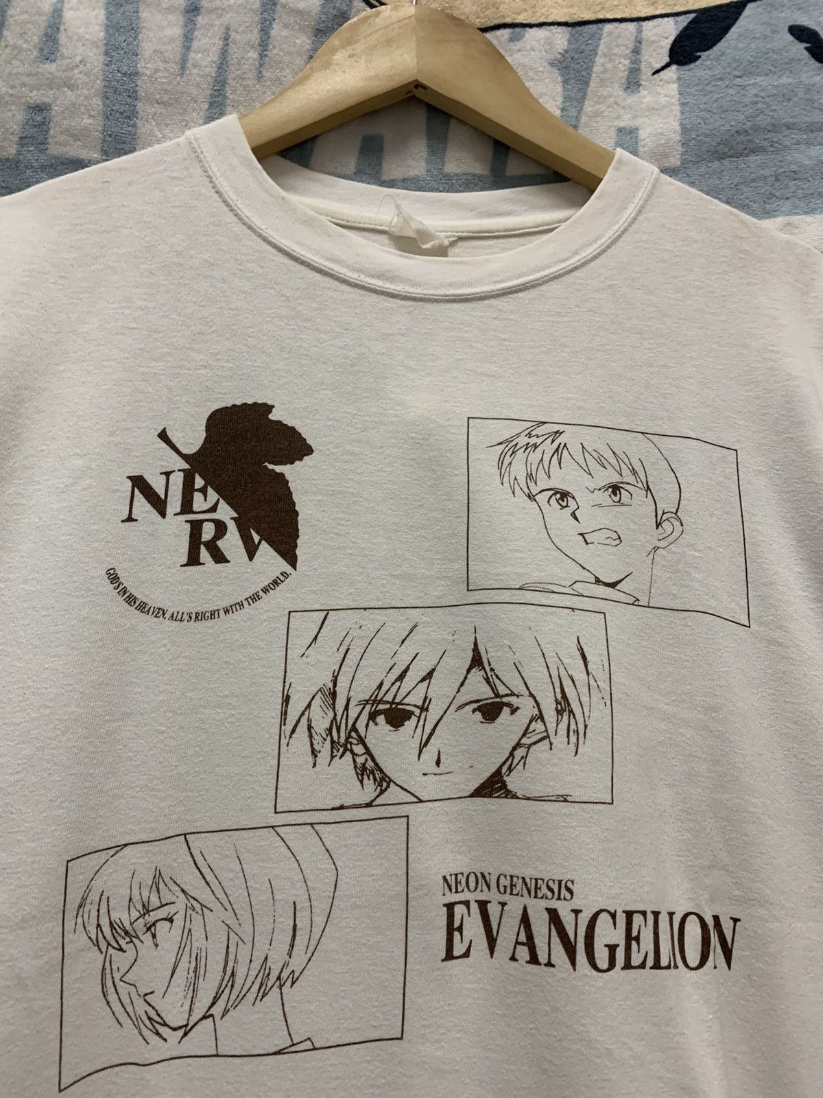 Vintage Evangelion Neon Genesis Anime T-Shirts, Hoodie, Sweatshirt | PodTeesHub.com