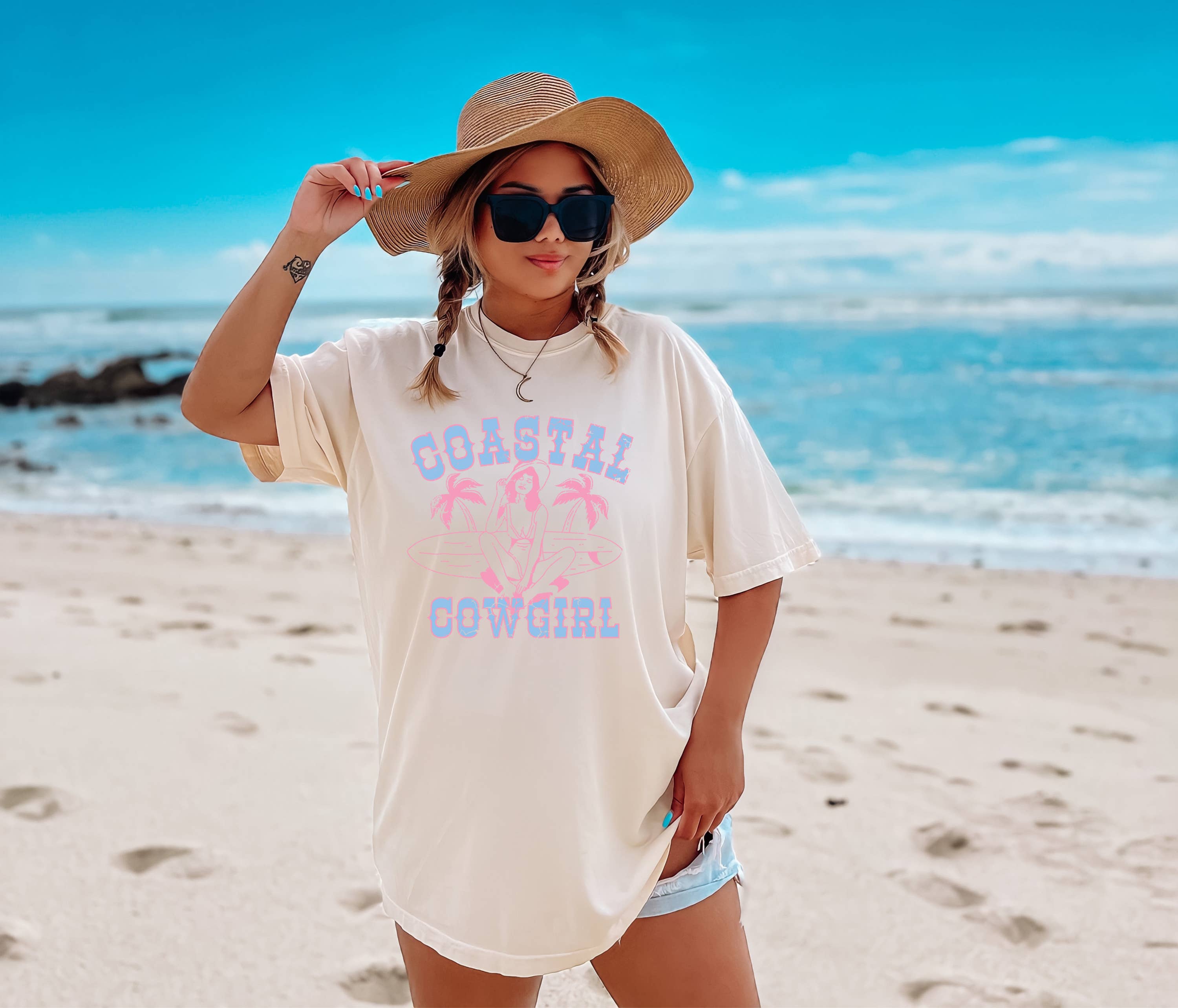 Cowgirl Summer, Western Shirt, Cowgirl Graphic Tee Hoodie, Sweatshirt | PodTeesHub.com