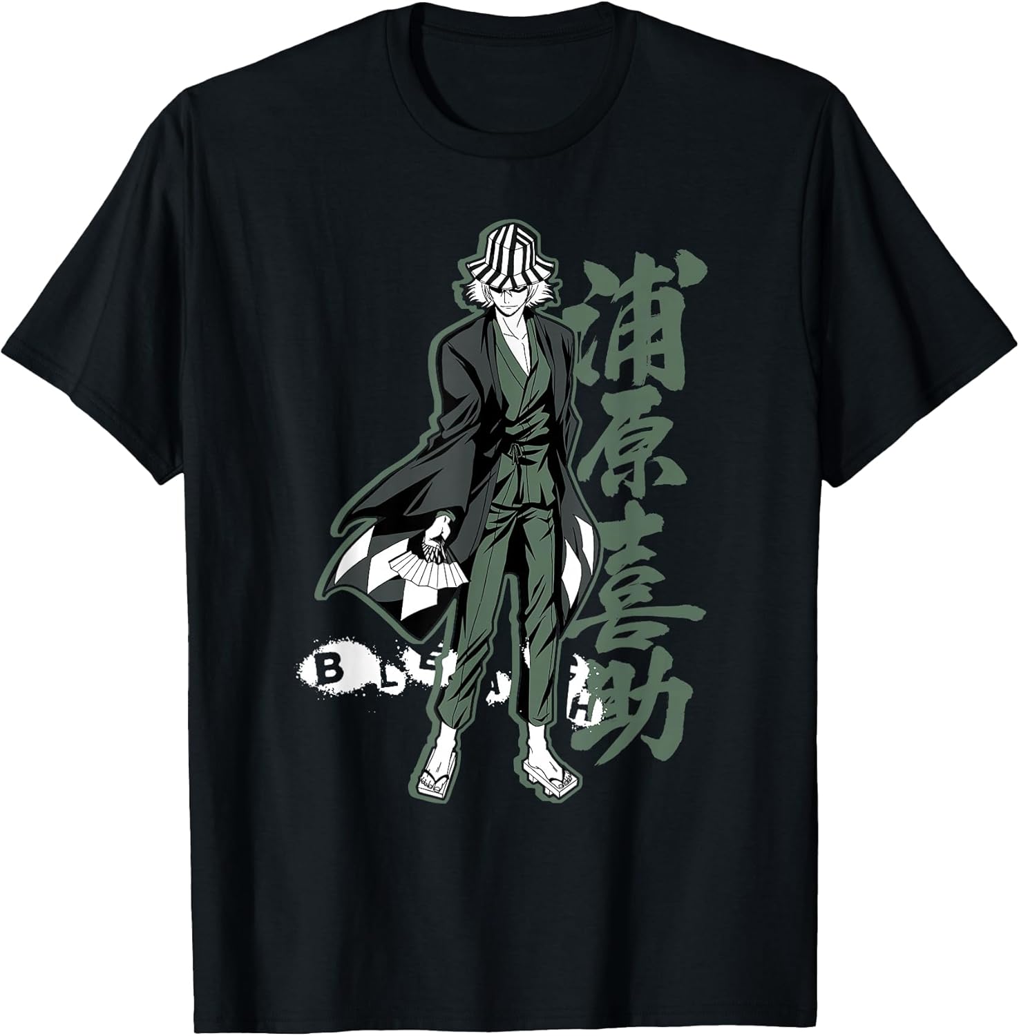 Kisuke with Vertical Kanji Anime T-Shirt