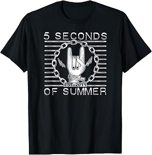 5 Seconds of Summer Chain Symbol T-Shirt