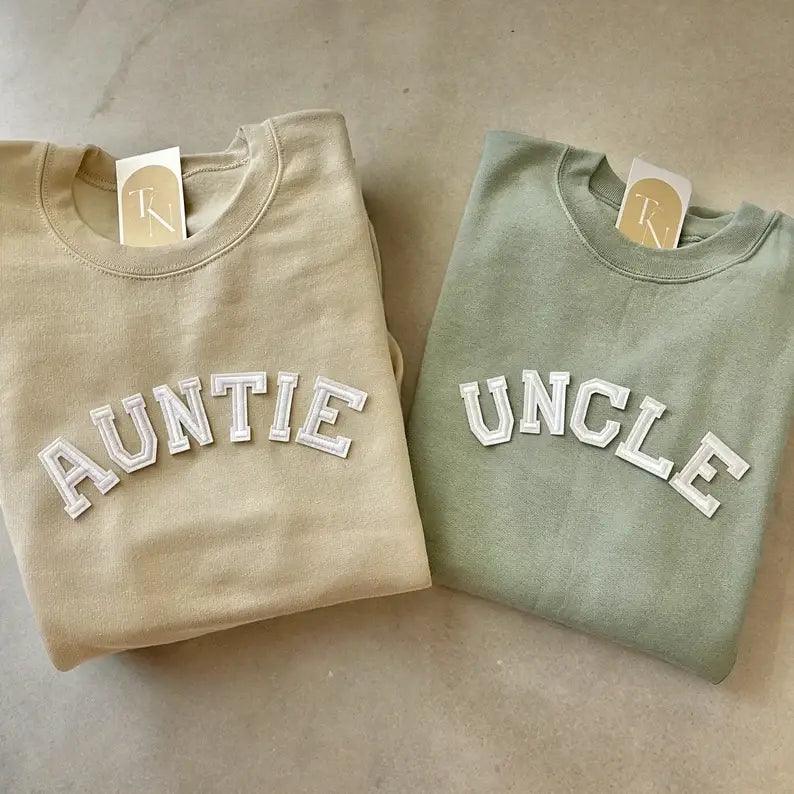 Auntie Sweatshirt | Uncle Sweatshirt | Auntie Gifts | Uncle T-Shirts, Hoodie | PodTeesHub.com