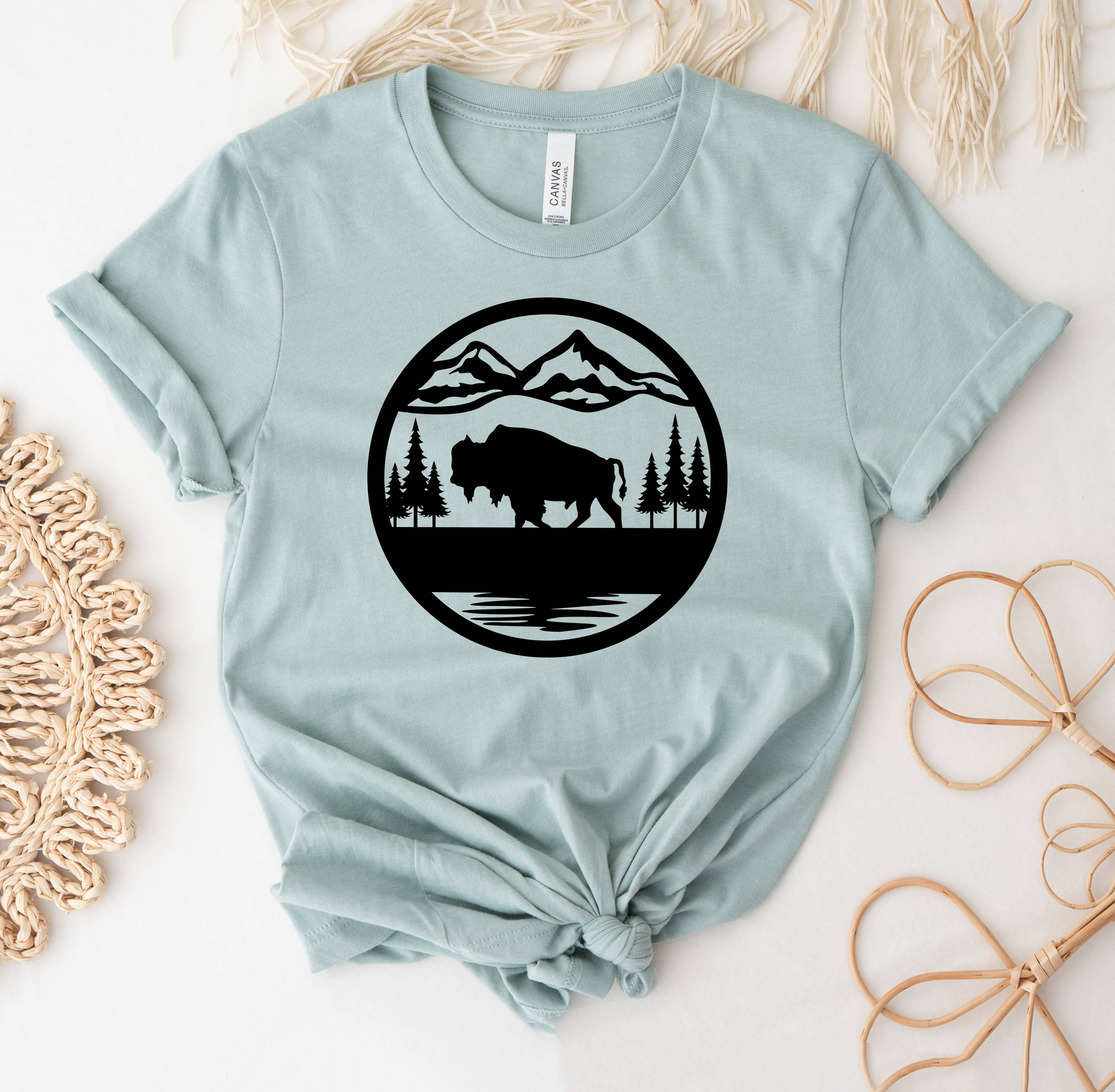 Buffalo Mountain T-Shirt Hoodie, Sweatshirt | PodTeesHub.com