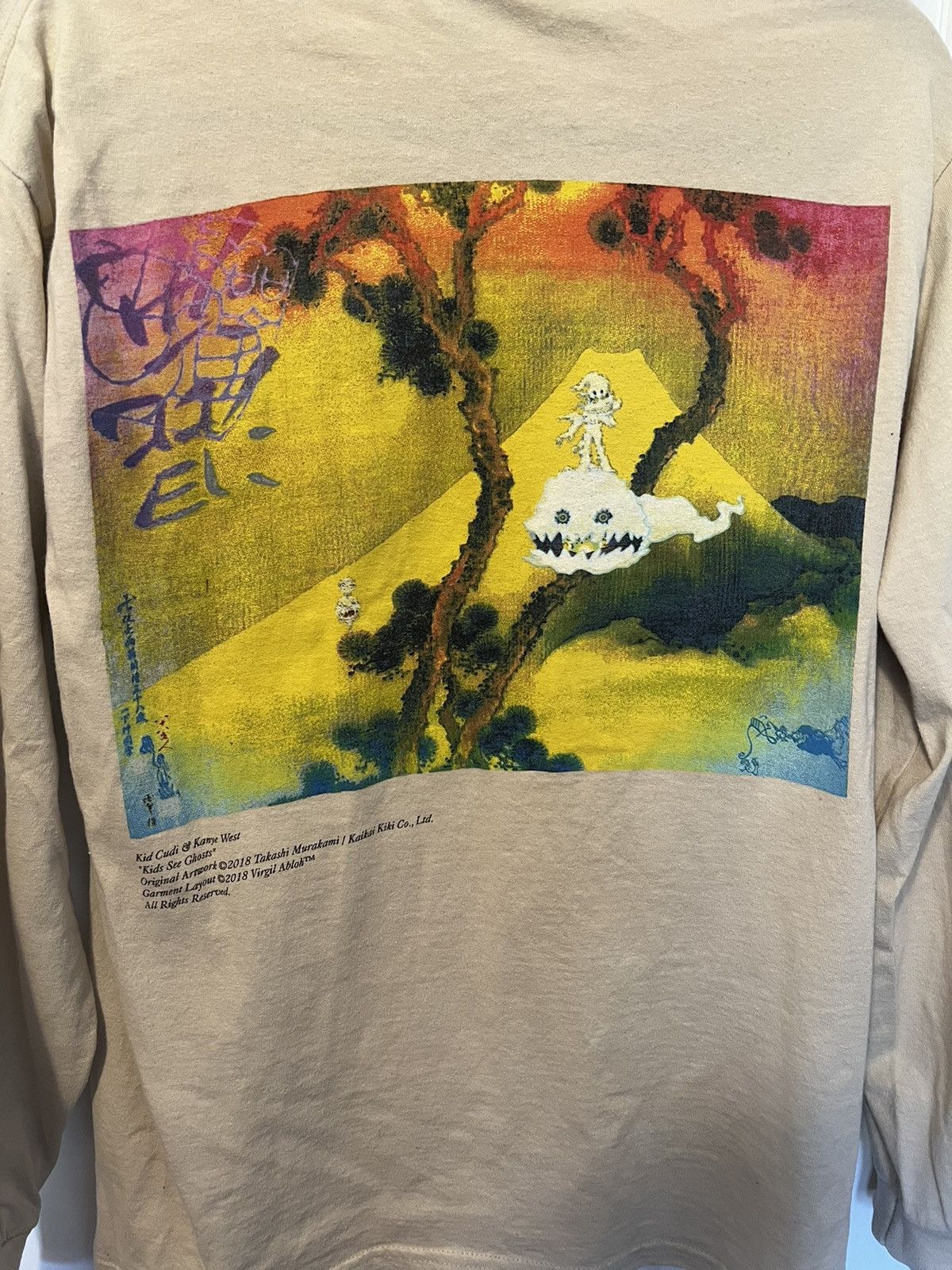Kids See Ghosts X Virgil Abloh Kids See Ghosts X Kanye X Virgil X Murakami Long Sleeve T-Shirts, Hoodie, Sweatshirt