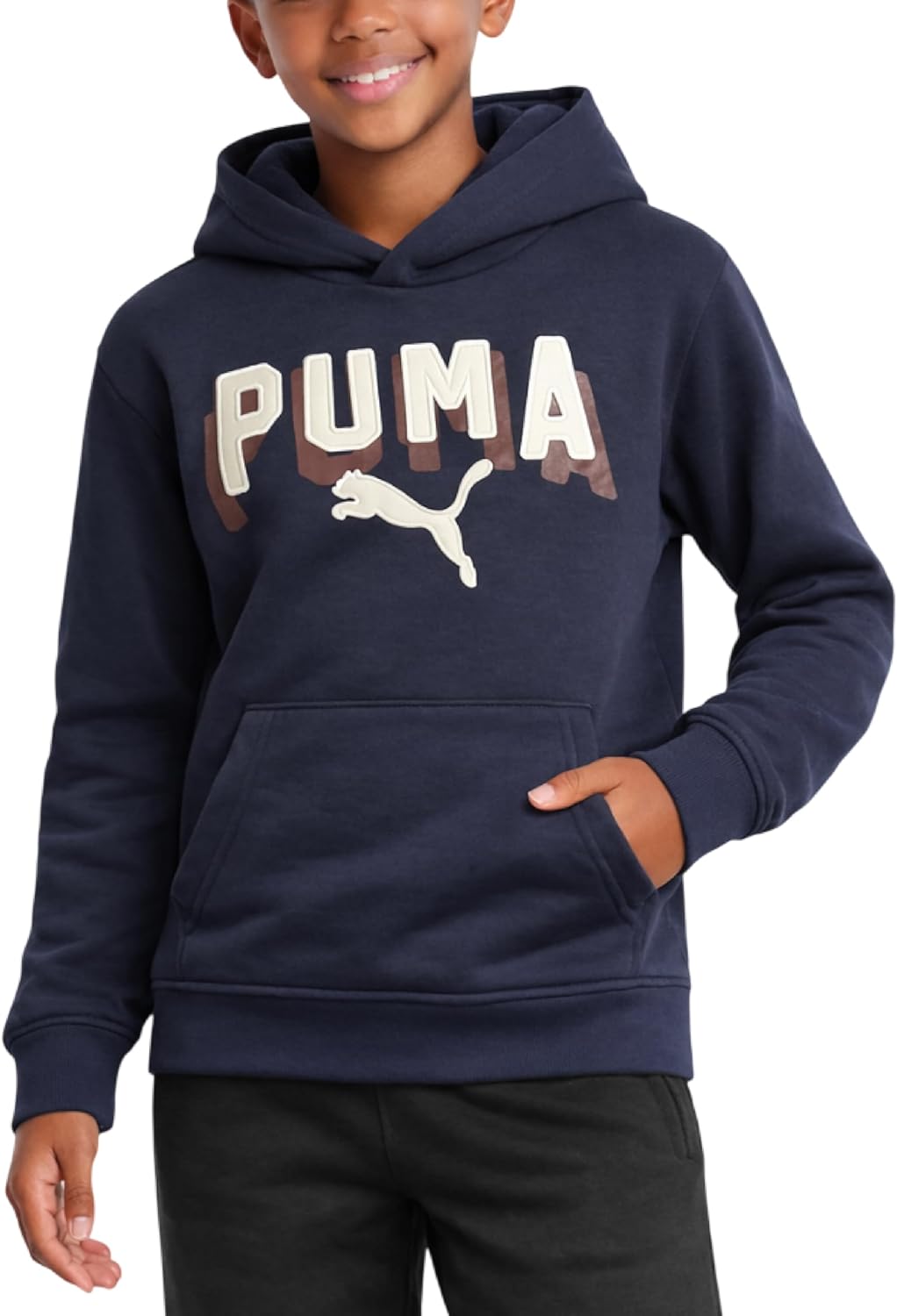 Boys Hoodie - Athletic Performance Fleece Pullover hoodies for Boys - Cozy Soft Graphic Kids Sweatshirt (Sizes: 8-20)
