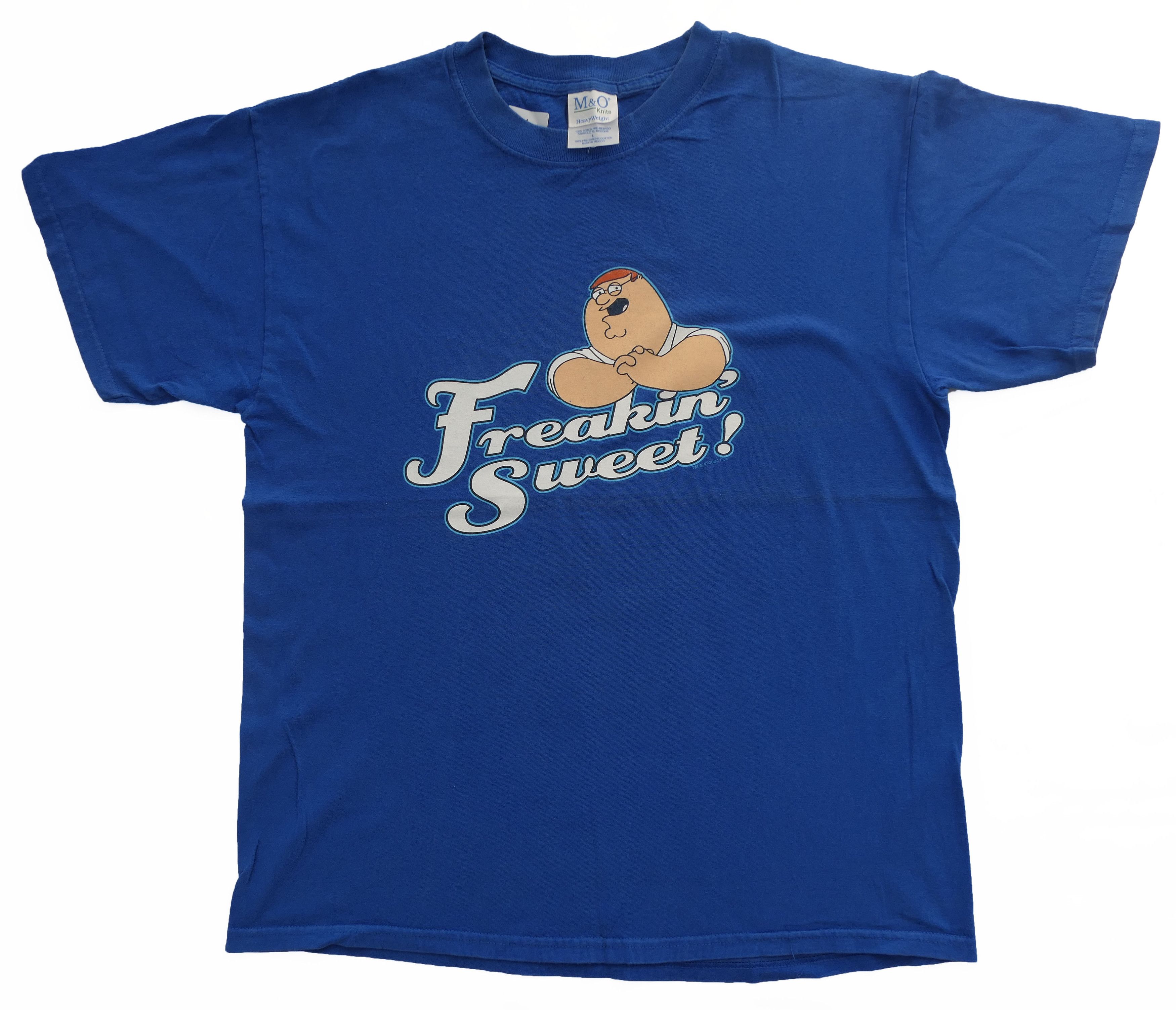 Vintage Vtg Y2k M O Knits Freaking Sweet Family Guy T Shirt Hoodie, Sweatshirt | PodTeesHub.com