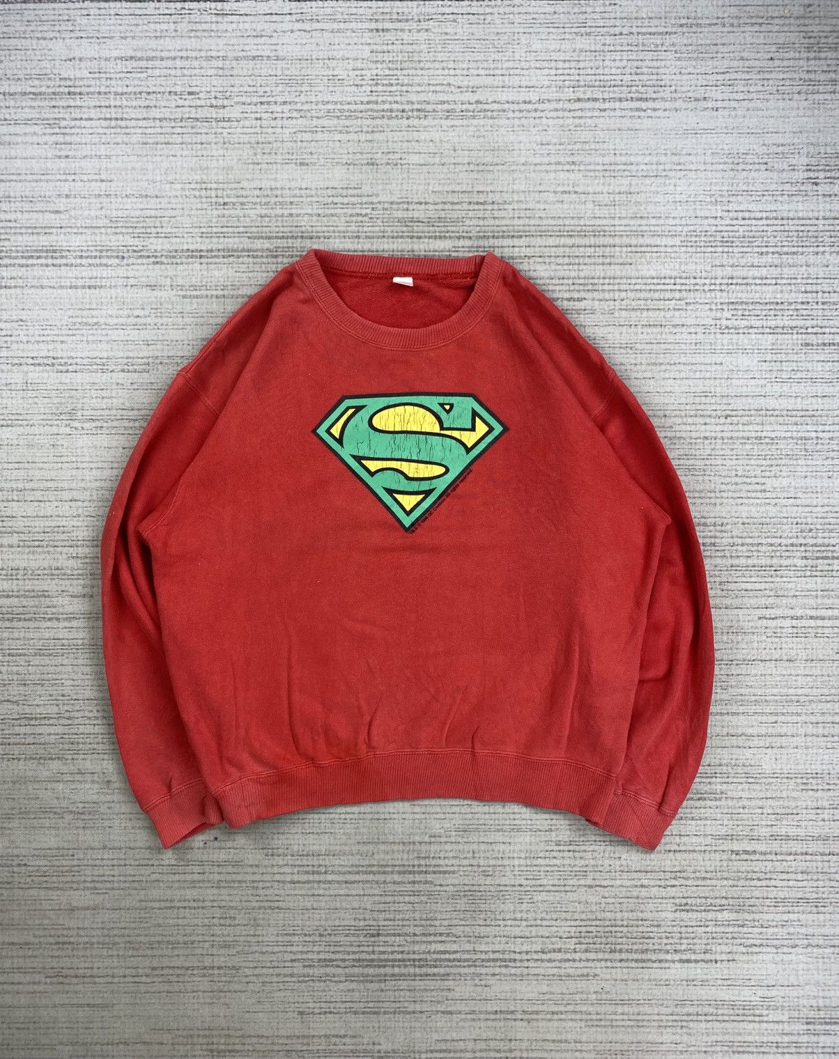 Vintage 80s Superman Superhero Big Logo Sweatshirt T-Shirts, Hoodie | PodTeesHub.com