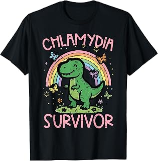 Dino Trex Survivor Funny Inappropriate Cringe Humor Women T-Shirt
