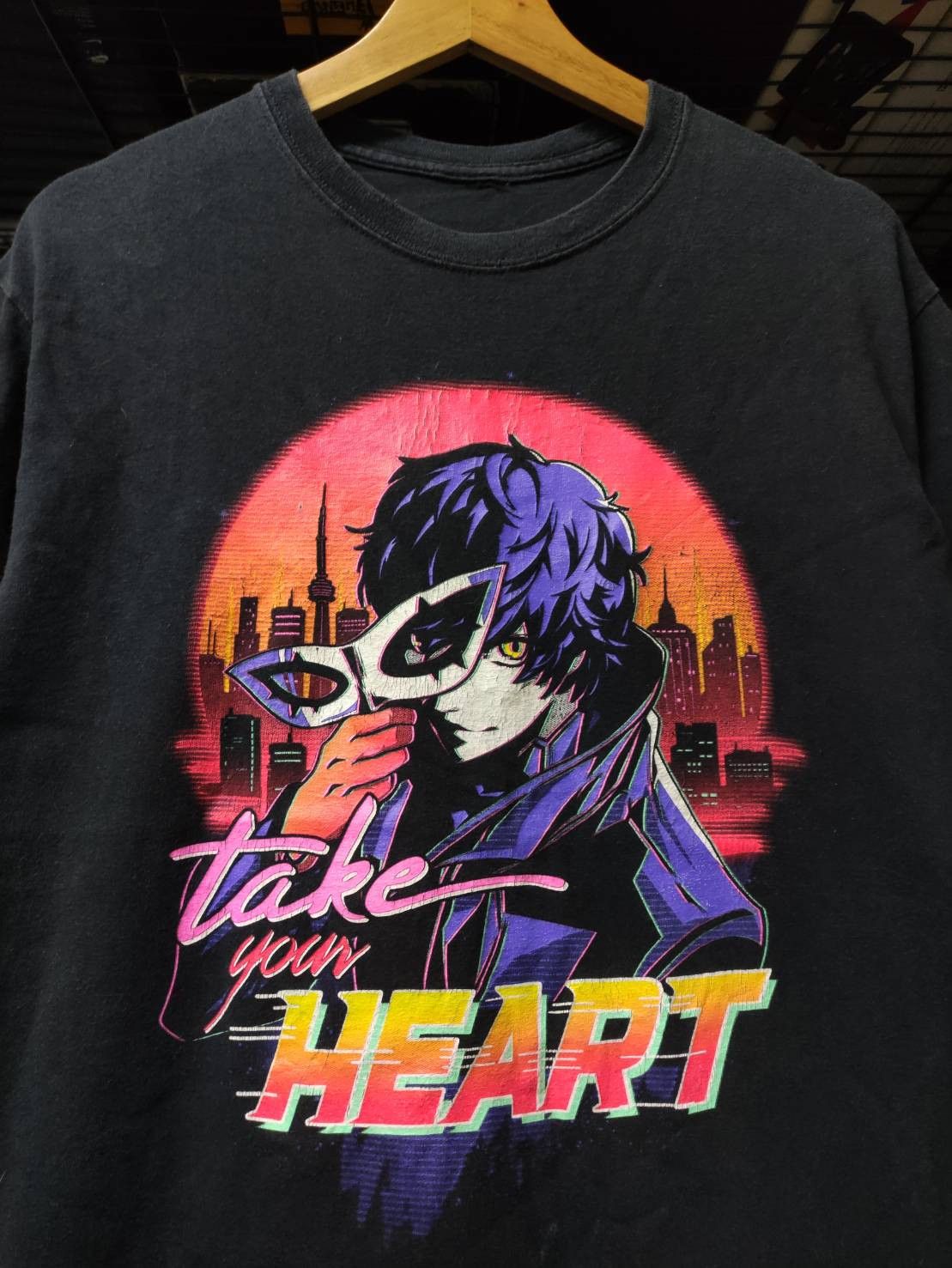 Optic Gaming X Playstation Shin Megami Tensei Persona 5 Joker Take Your Heart T Shirt Hoodie, Sweatshirt | PodTeesHub.com