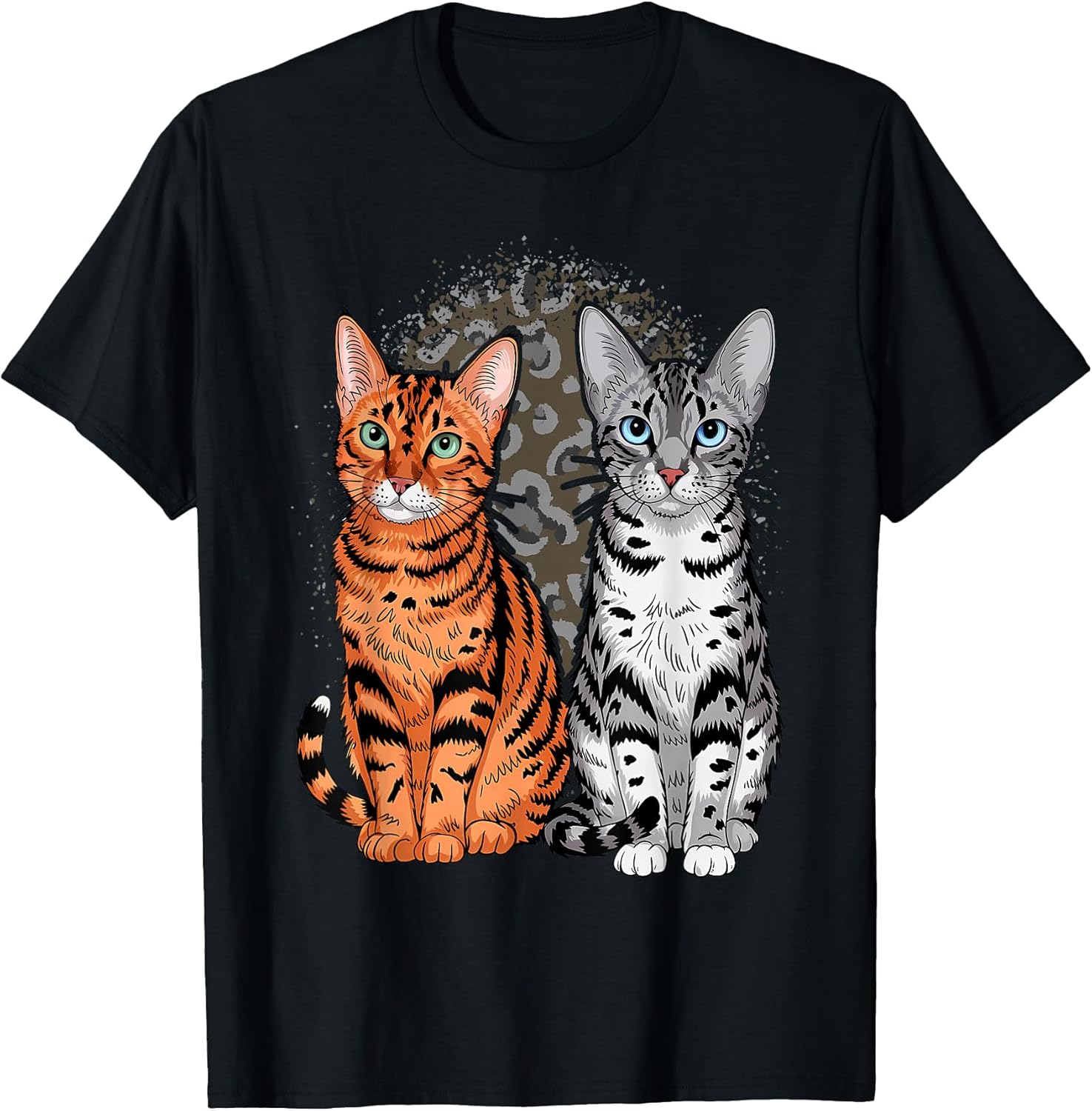 Bengal Cat Buddies! Rosette and Snow Bengal Cats T-Shirt