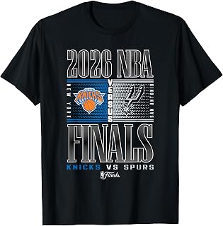NBA 2026 Finals Knicks vs Spurs Battlegrounds T-Shirt