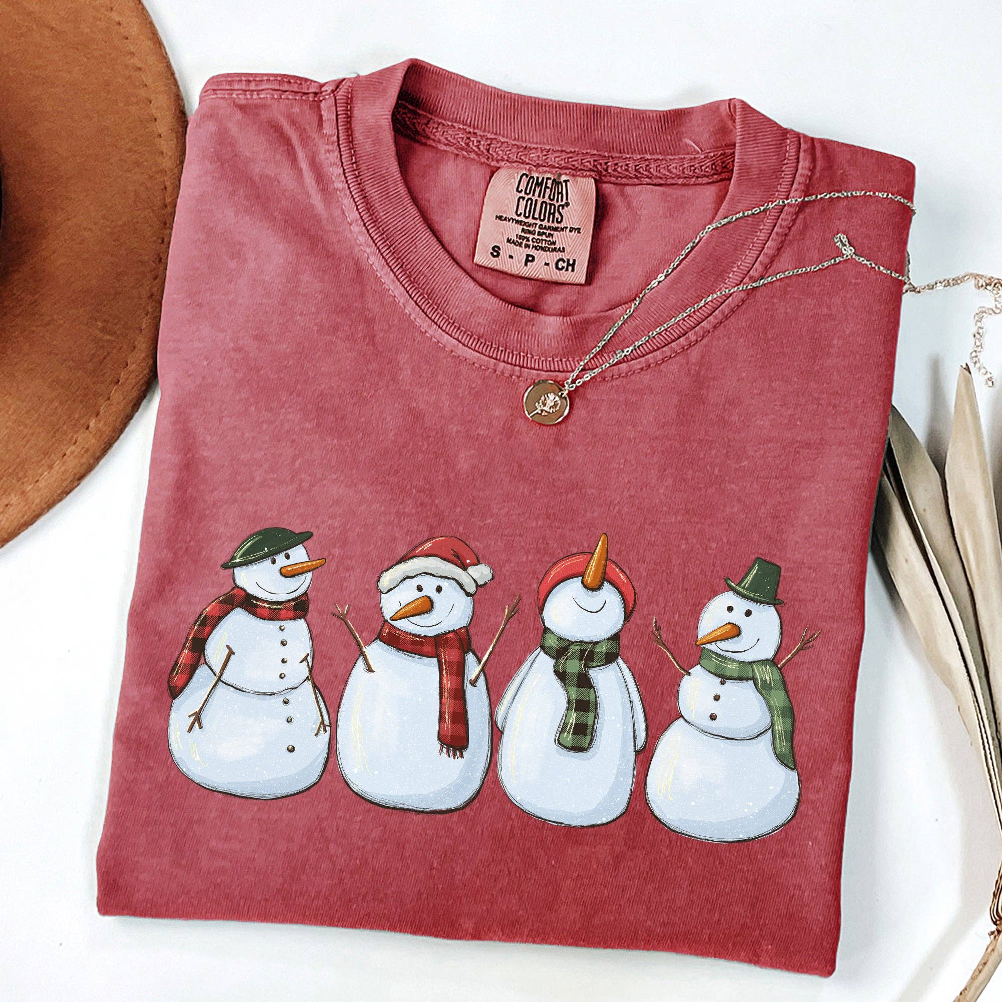 Adorable Snowman, Christmas, Winter, Santa, Xmas Tshirt Hoodie, Sweatshirt | PodTeesHub.com
