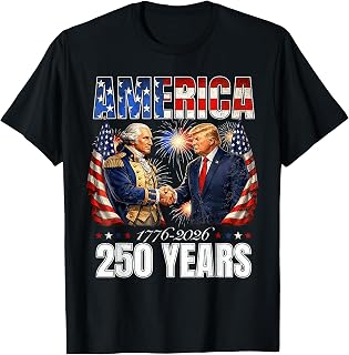 America USA 250th Anniversary Patriotic 4th of July T-Shirt