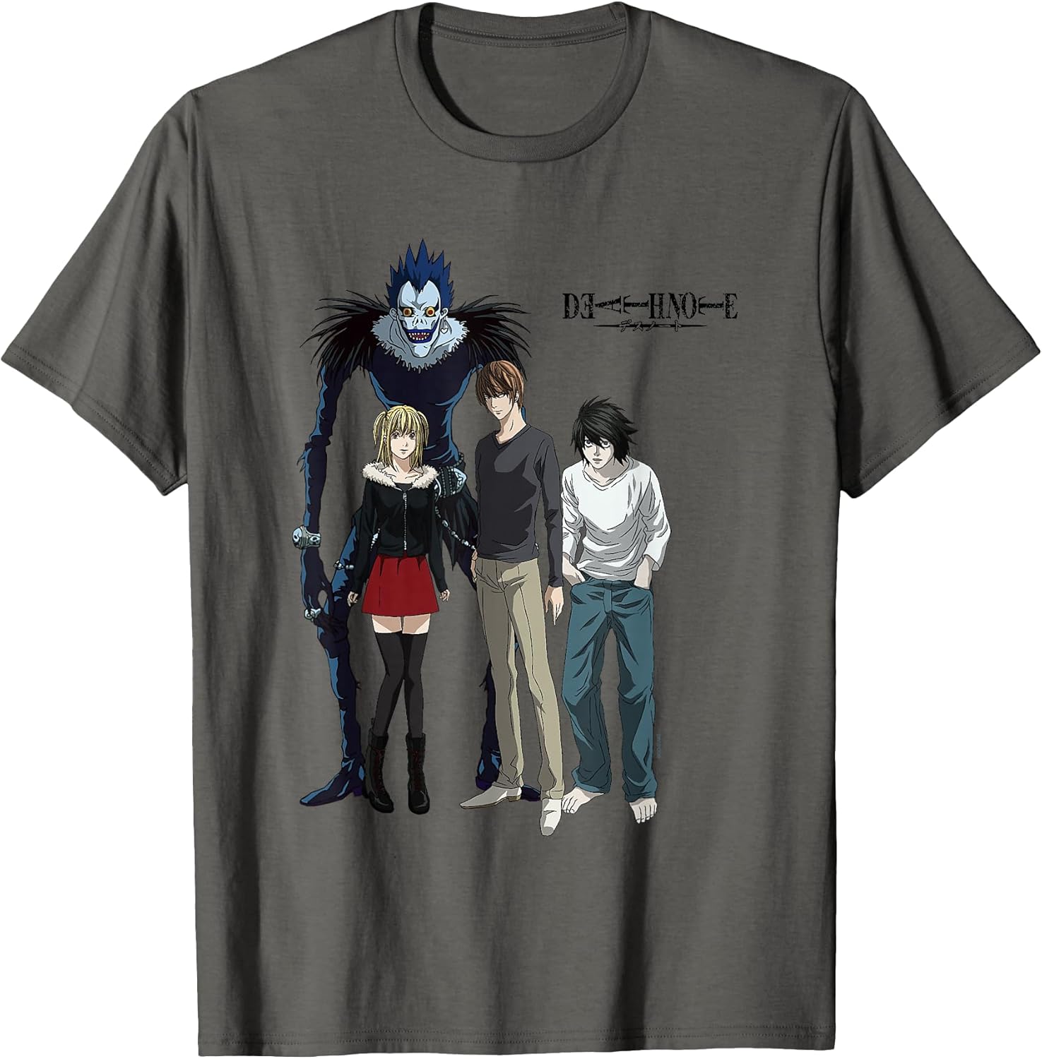 Main Characters Posing with Logo Anime T-Shirt