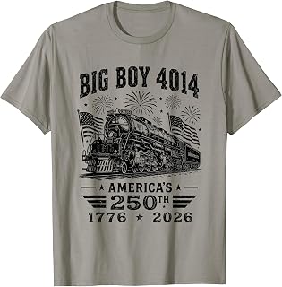 Big Boy 4014 Train 250 Year Anniversary of America T-Shirt