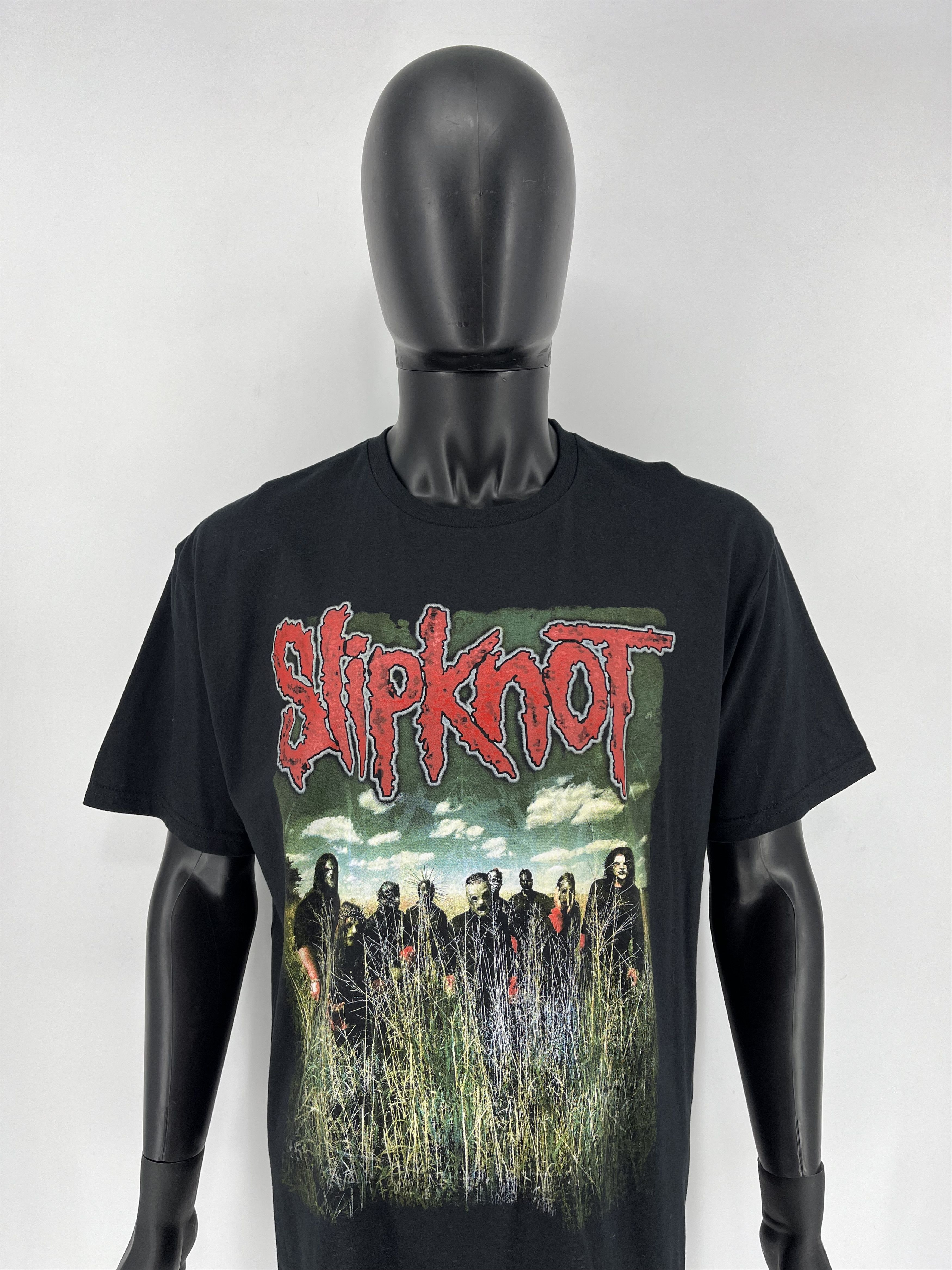 Vintage Y2k Slipknot Distressed Style Faded Band Horror Tee Hoodie, Sweatshirt | PodTeesHub.com